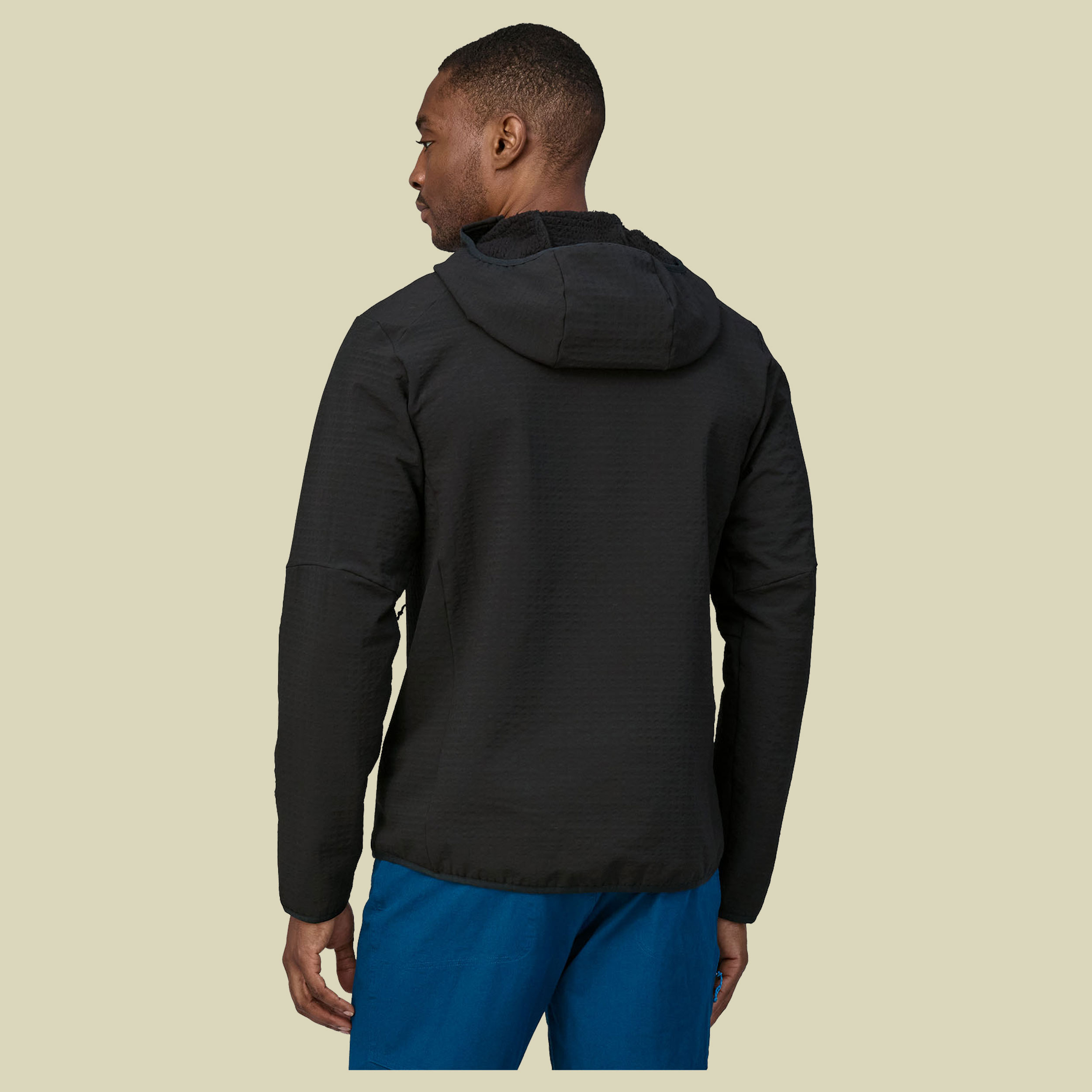 R2 TechFace Hoody Men schwarz L- black