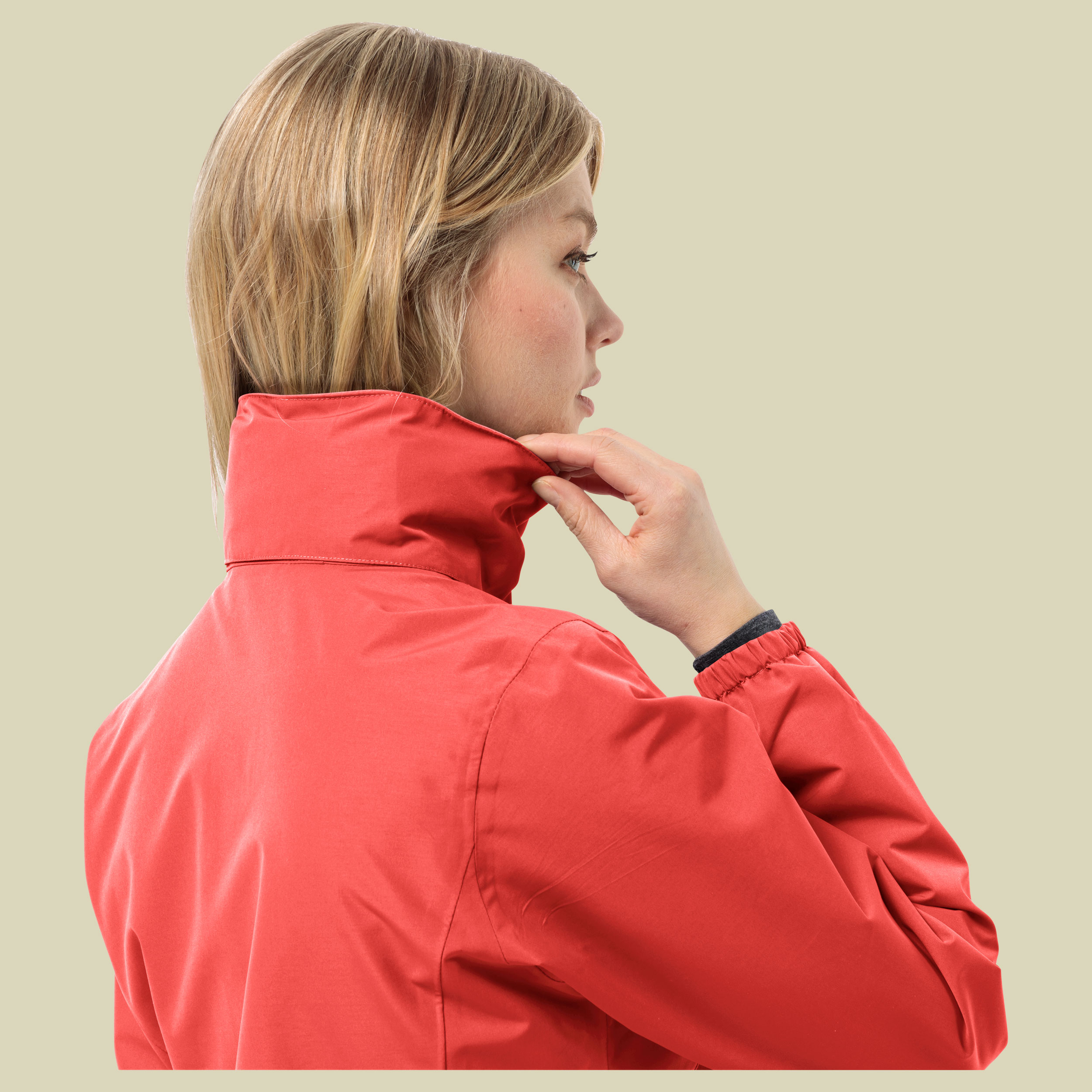 Stormy Point 2L Jacket Women rot XL - vibrant red