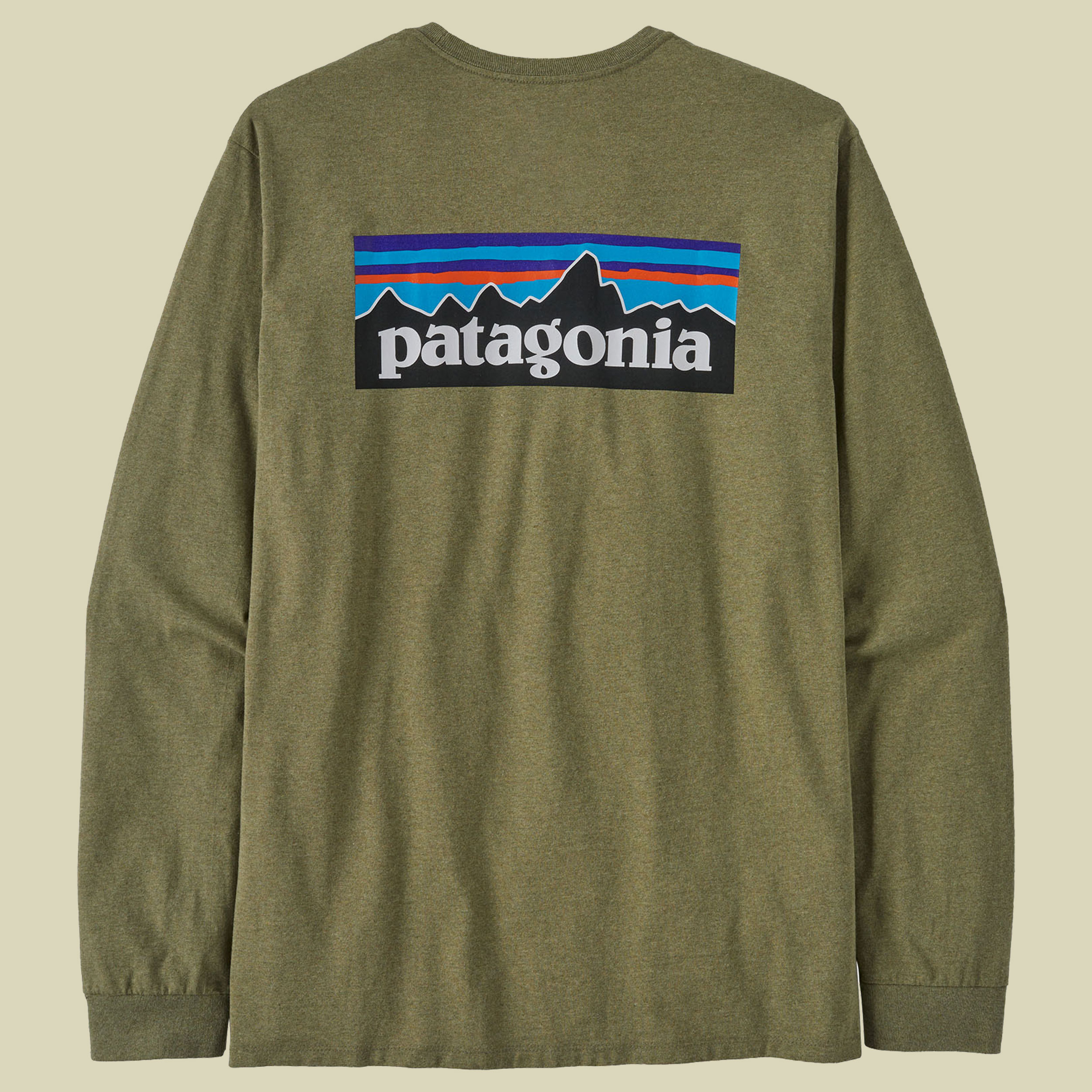 L/S P-6 Logo Responsibili-Tee Men grün XL - buckhorn green