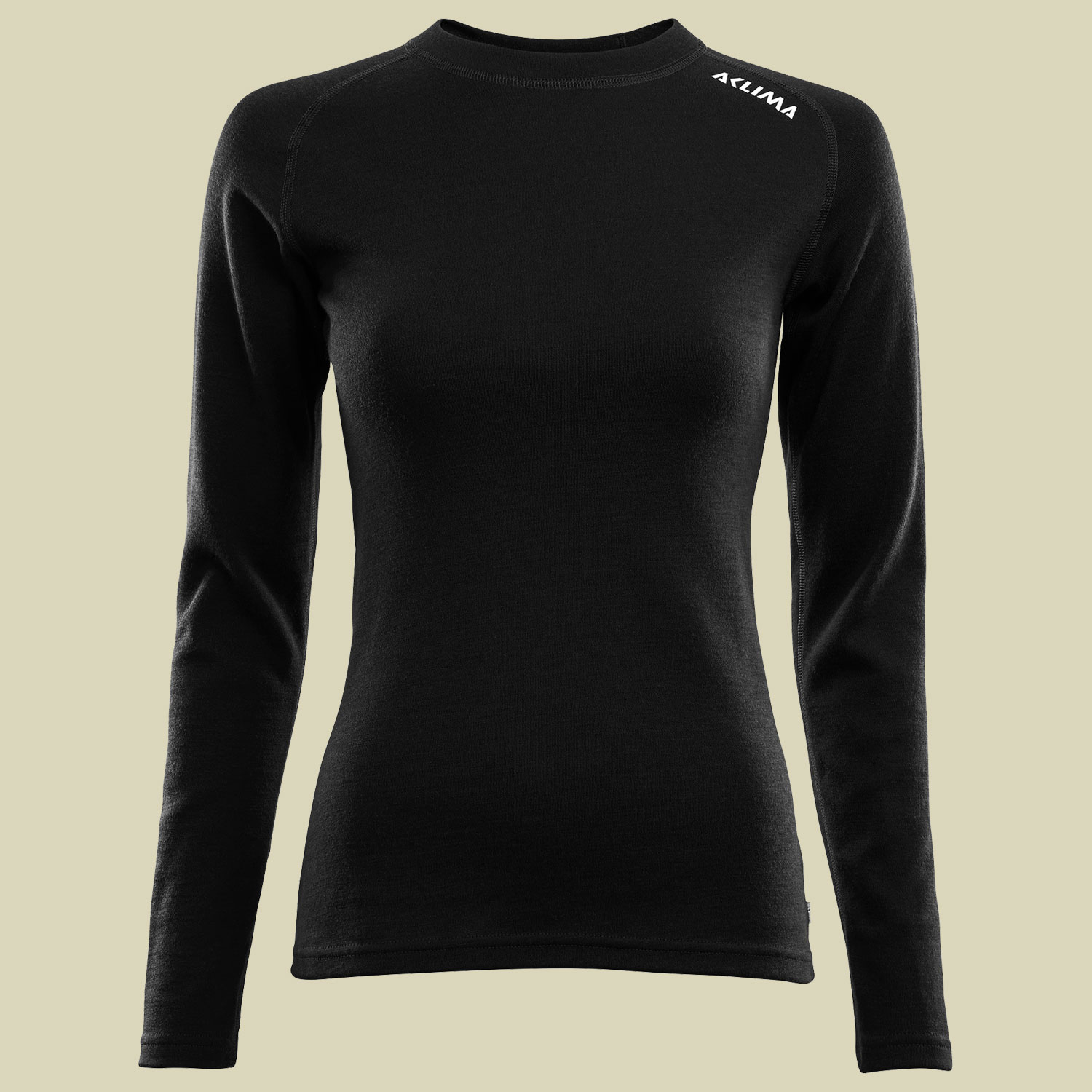 WarmWool Crew Neck Woman Größe XS Farbe jet black