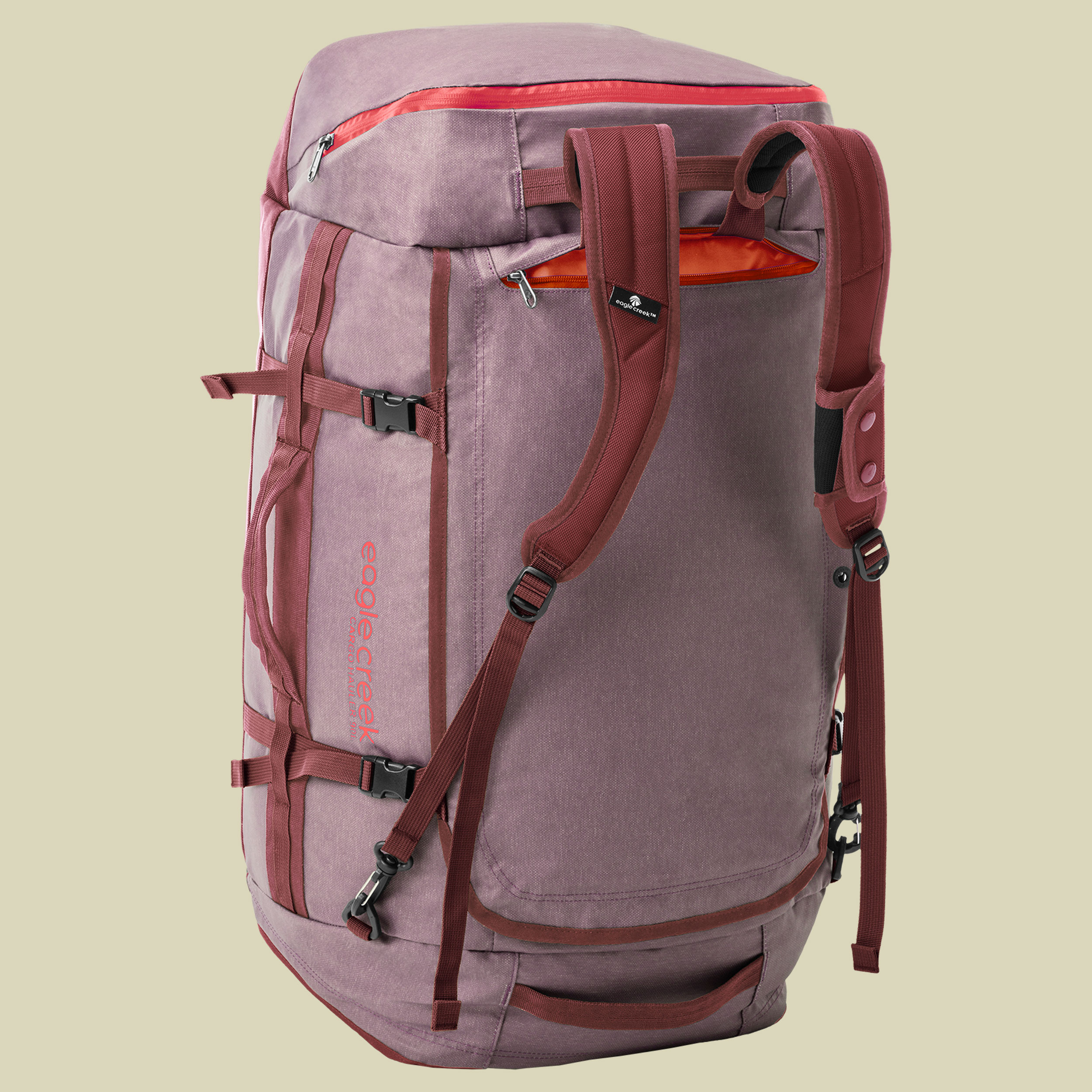 Cargo Hauler Duffel 90L rot 90 - Farbe currant