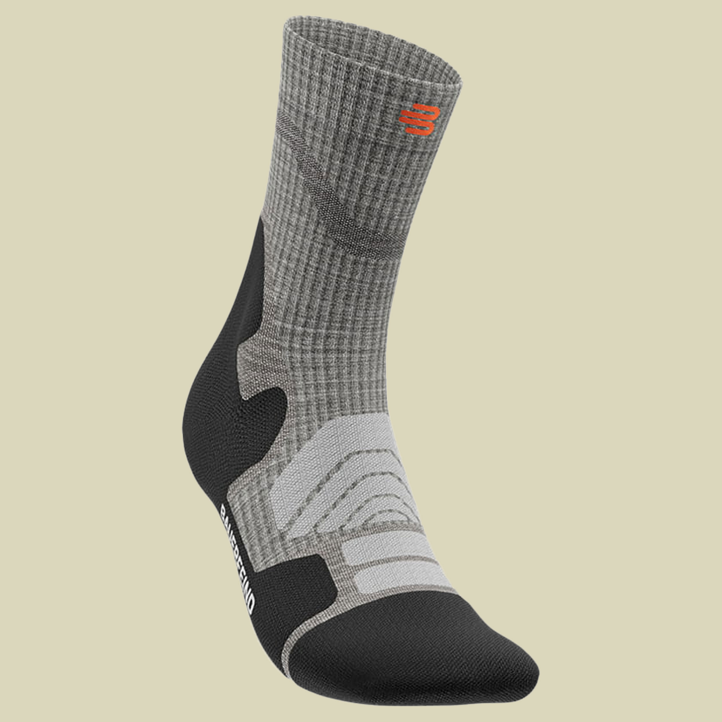 Outdoor Merino Mid Cut Socks Women 39-42 grau - stone grey