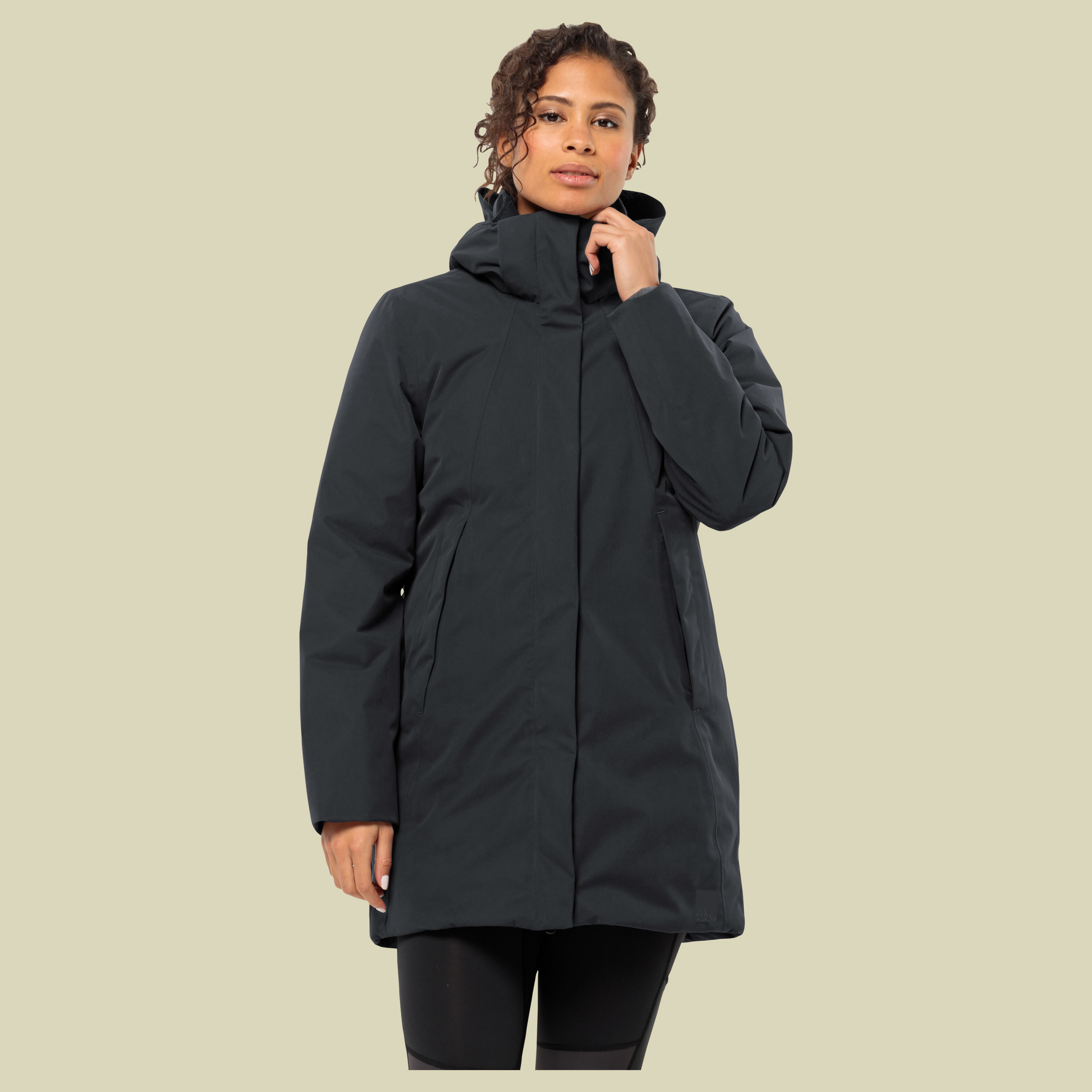 Salier Coat Women L grau - phantom