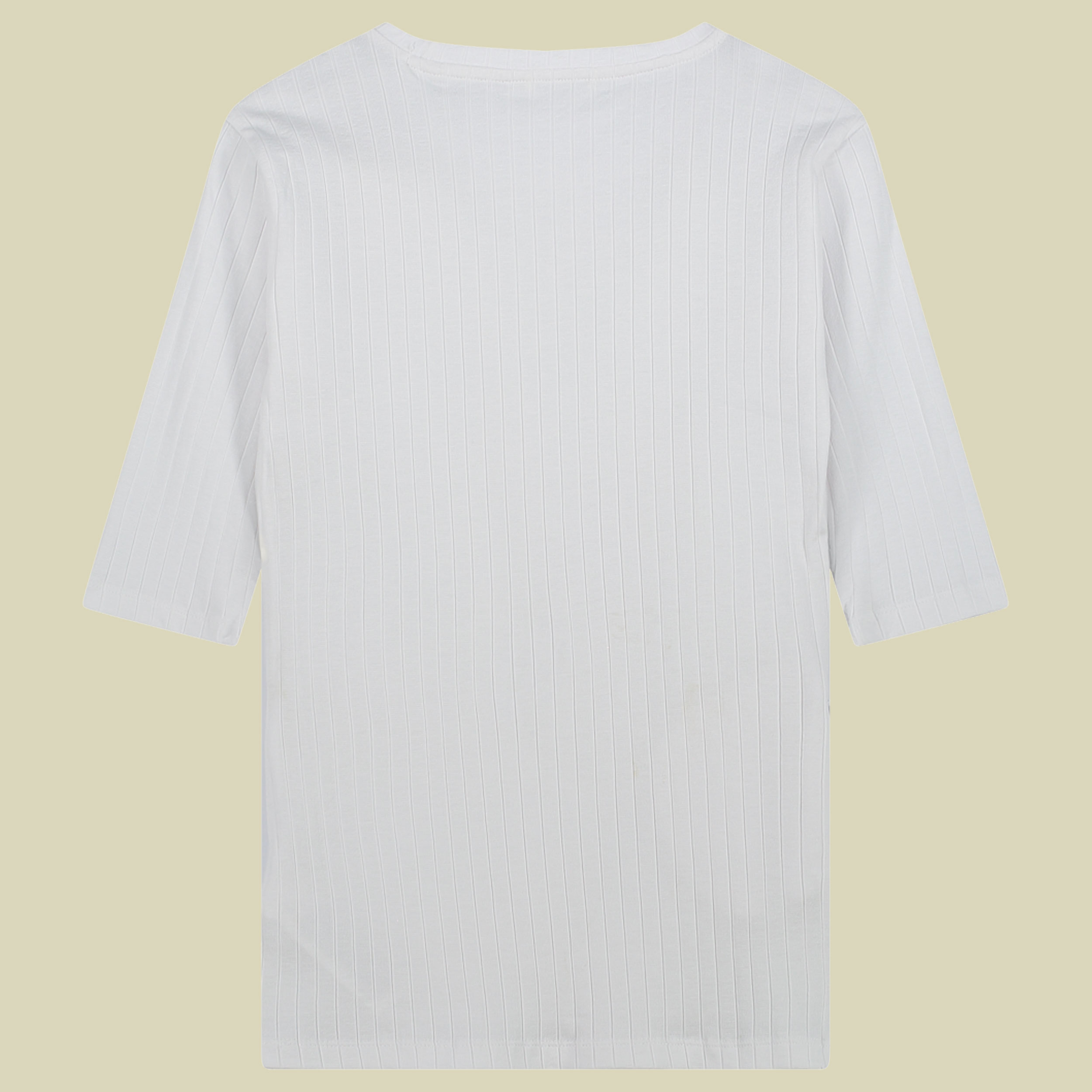 Aysen Ribbed T-Shirt Women 40 weiß - white