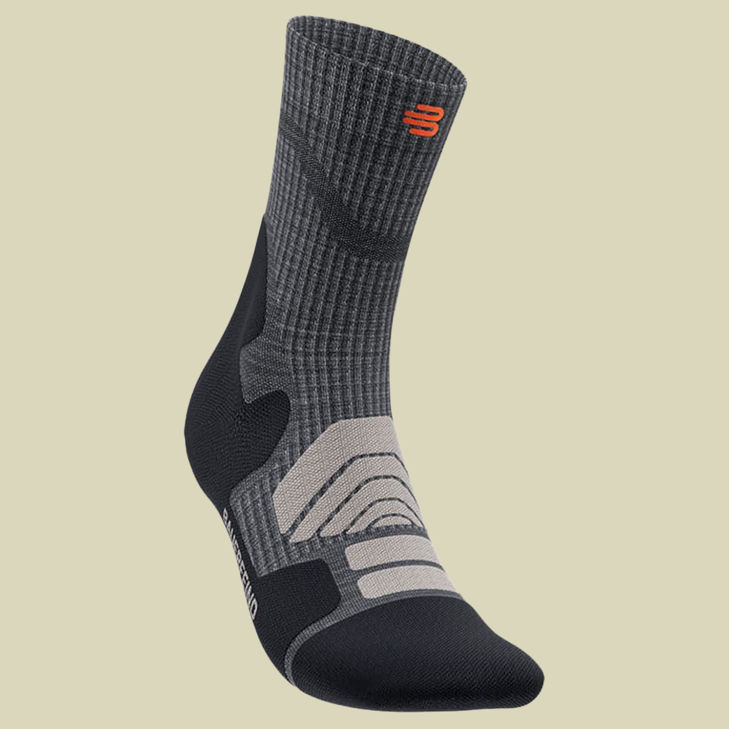 Outdoor Merino Mid Cut Socks Men 46-49 grau - lava grey