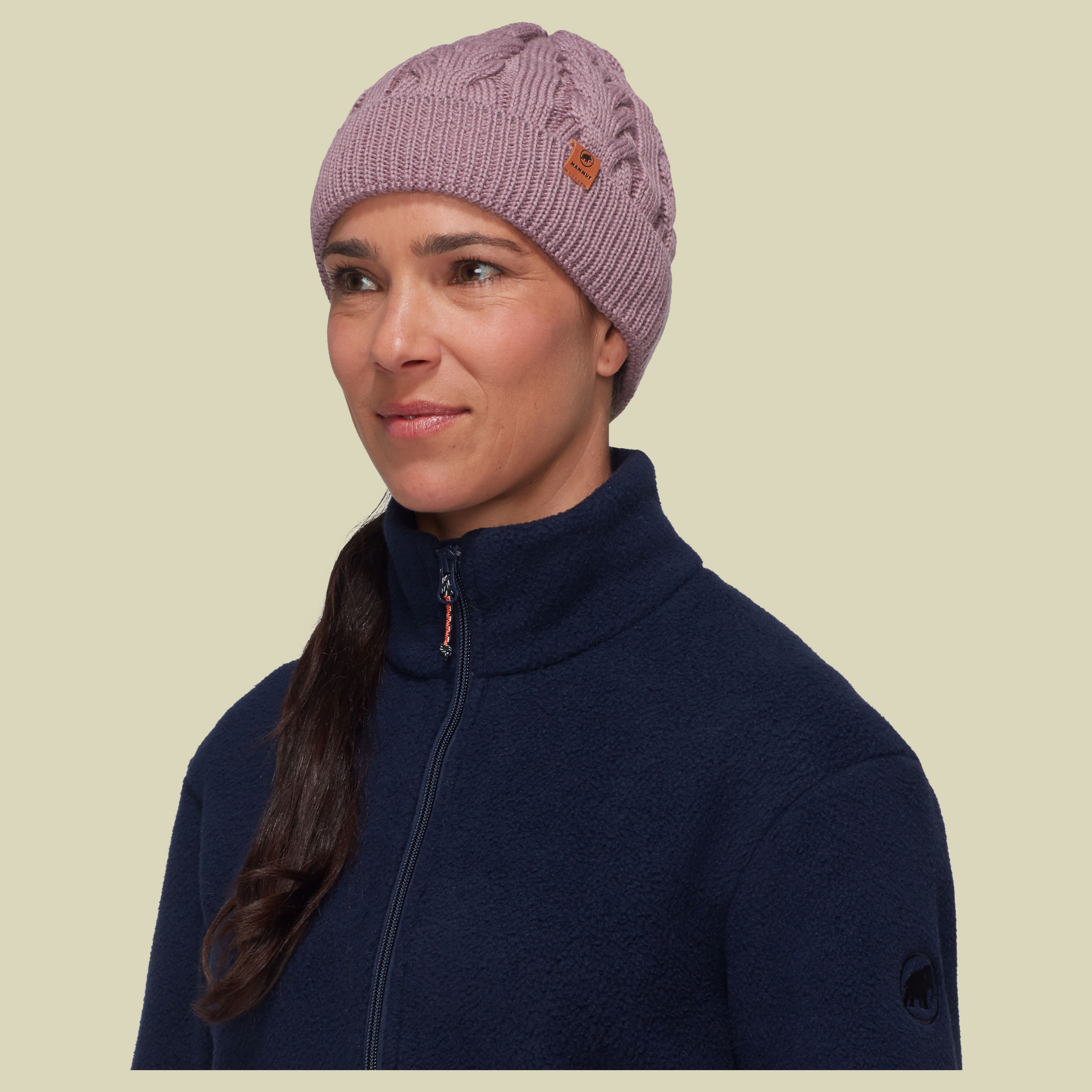 Valbella Beanie lila one size - Farbe flux