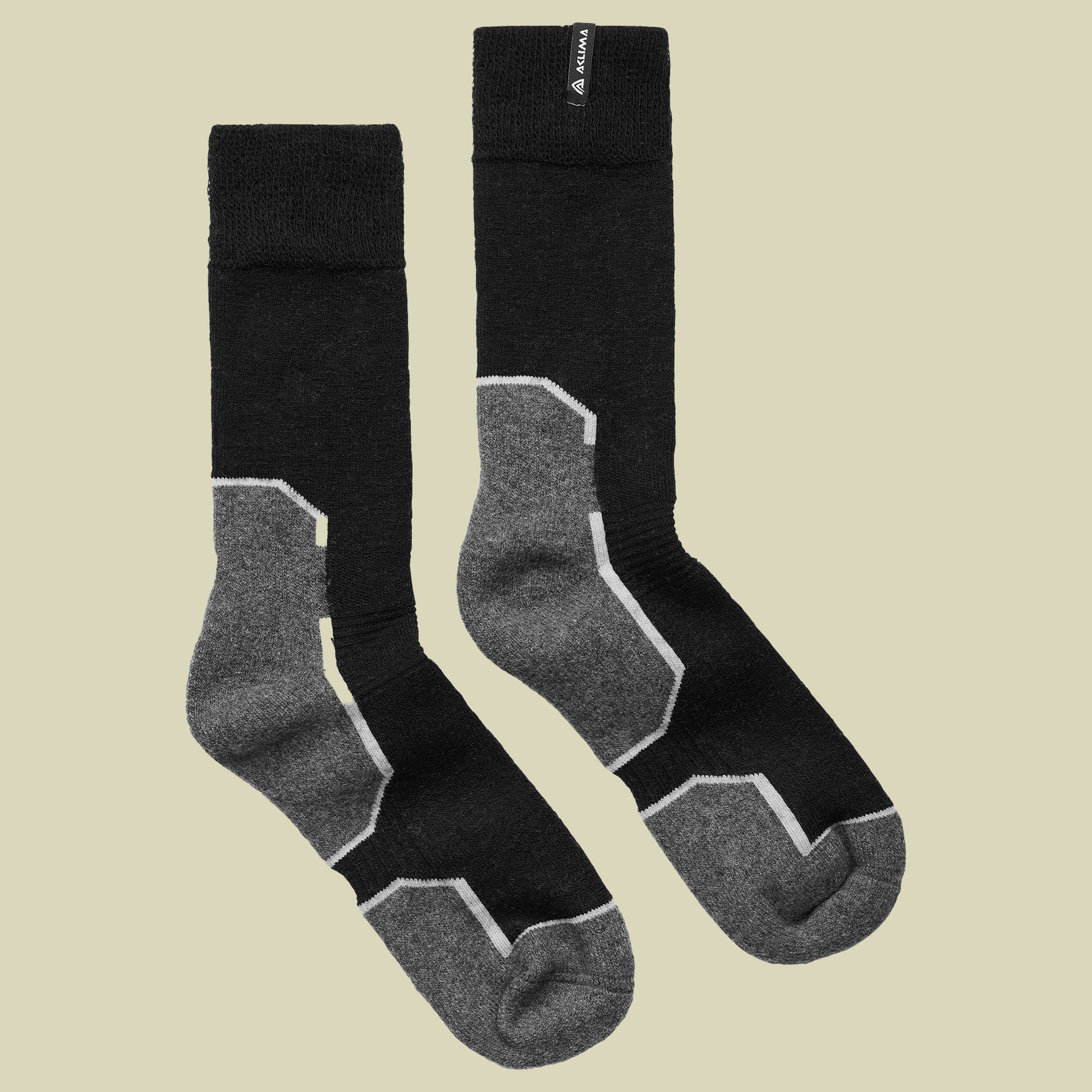 WarmWool Socks Größe 44-48 Farbe jet black