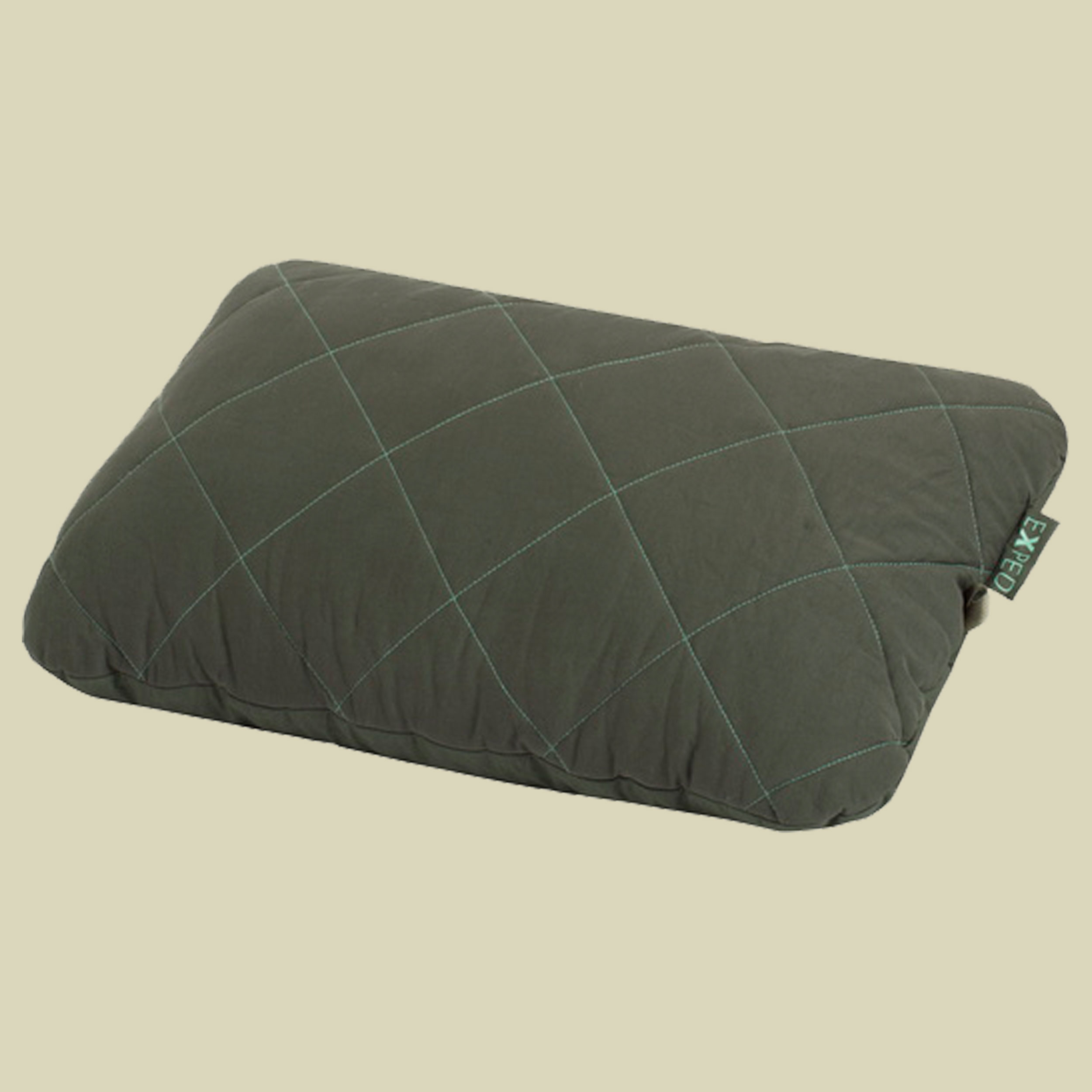 Luxewool Pillow 60 x 40 x 12 cm grün - moraine