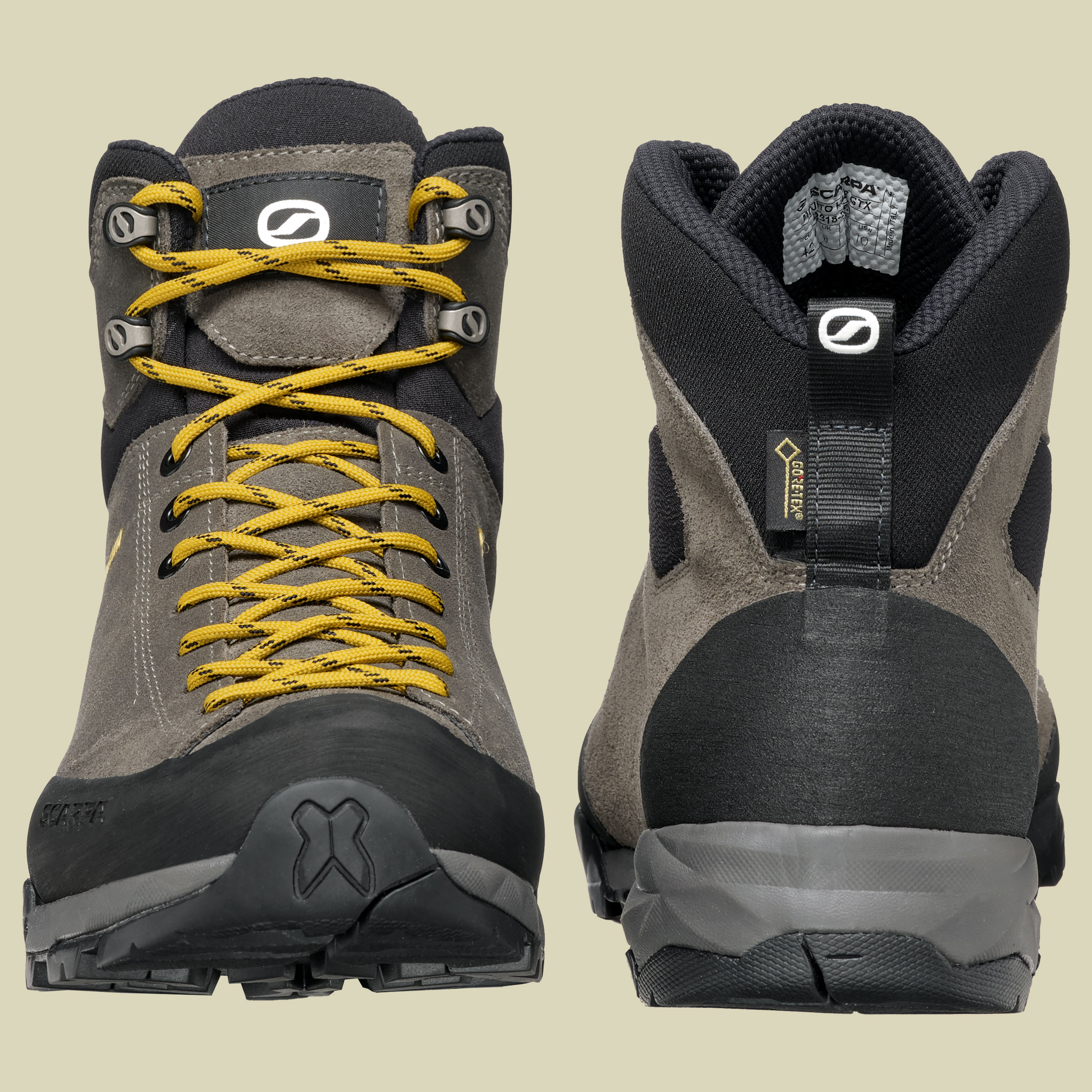 Mojito Hike GTX Wide Men Größe 42 Farbe titanium/mustard