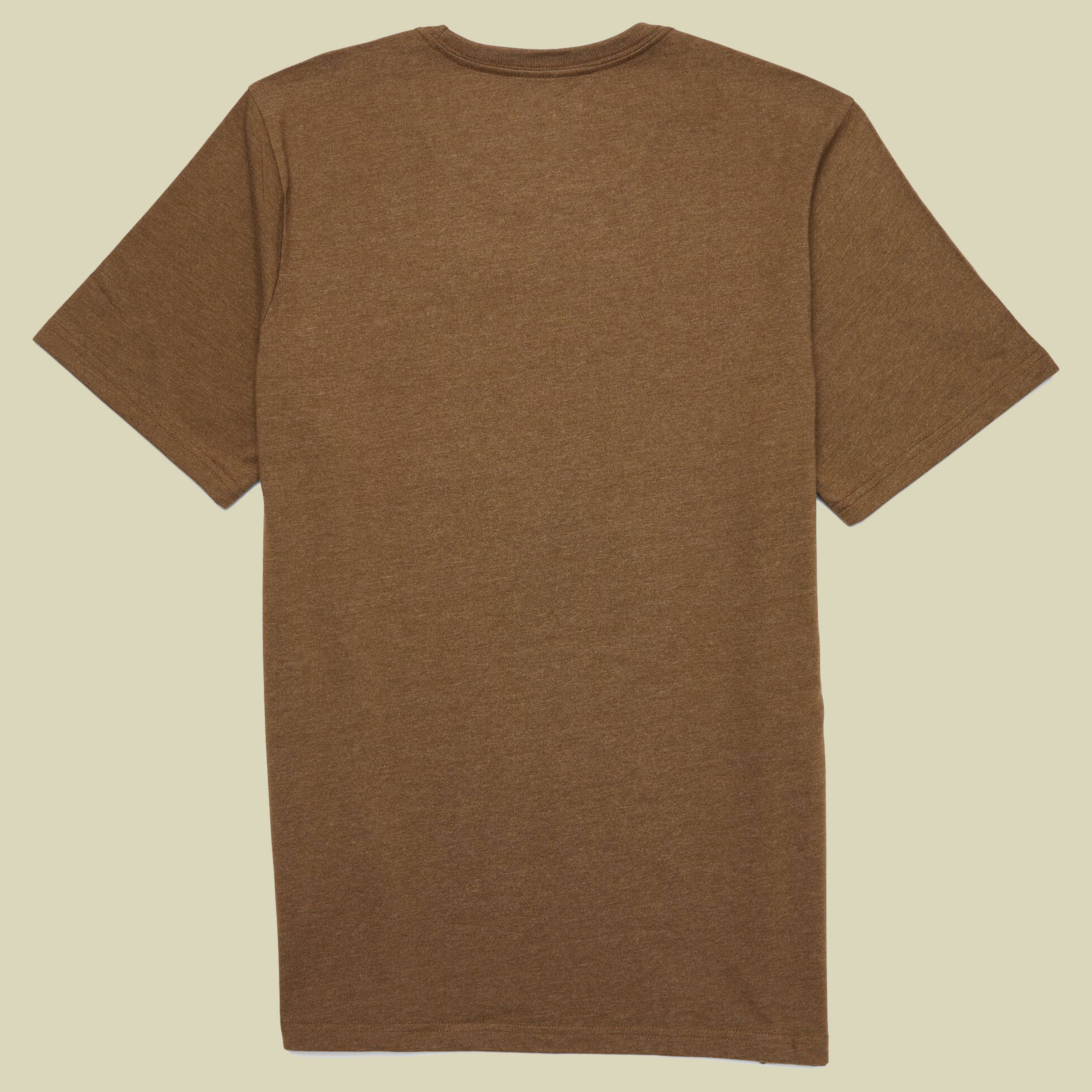 Llama Block T-Shirt Live Men M braun - Farbe oak