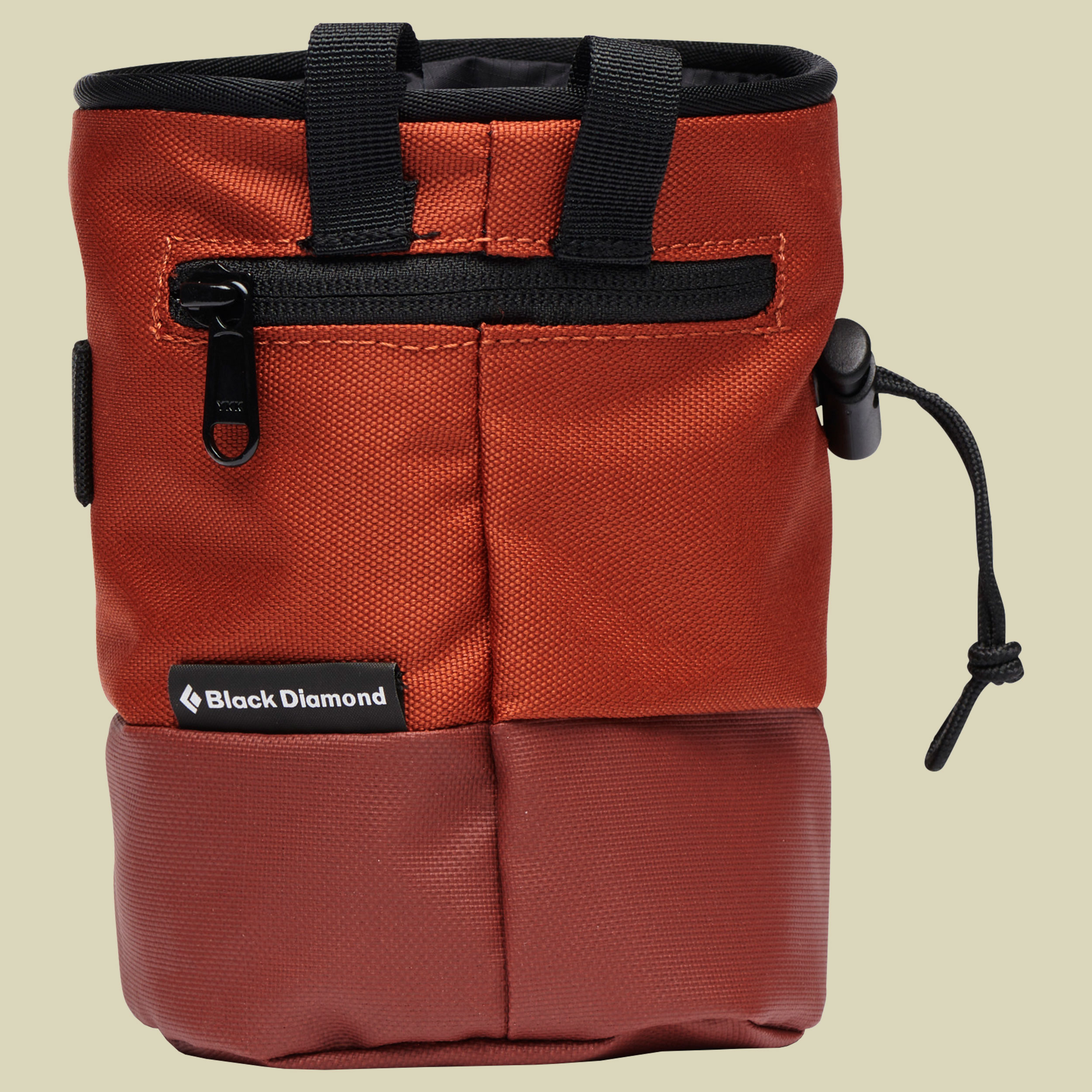 Mojo Zip Chalk Bag M_L rot - burnt sienna