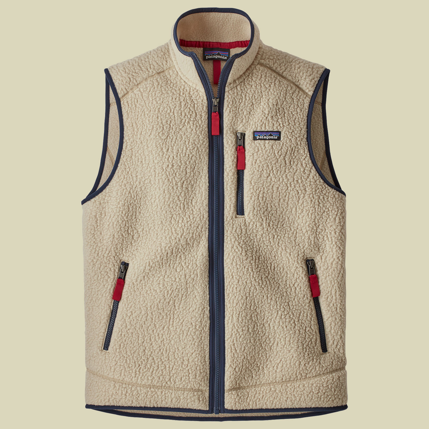 Retro Pile Vest Men