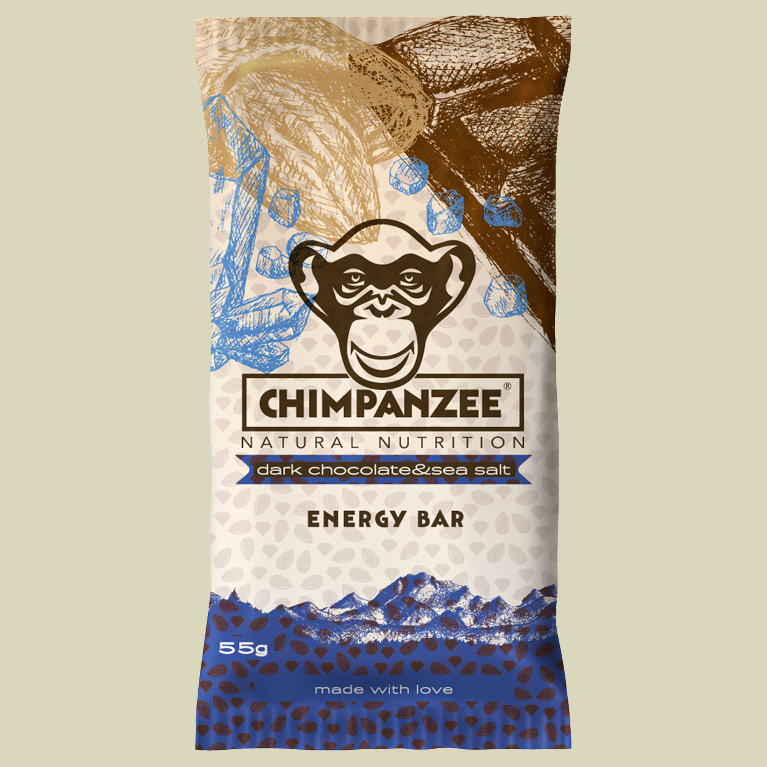 Energy Bar Dark Chocolate & Sea Salt 55g