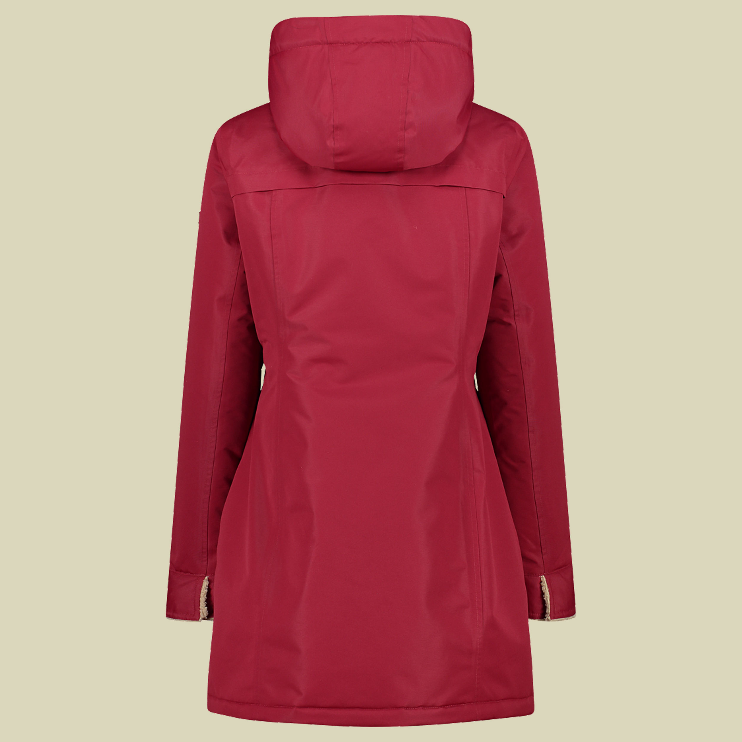 Woman Parka Fix Hood 33K2196 Größe 46 Farbe anemone