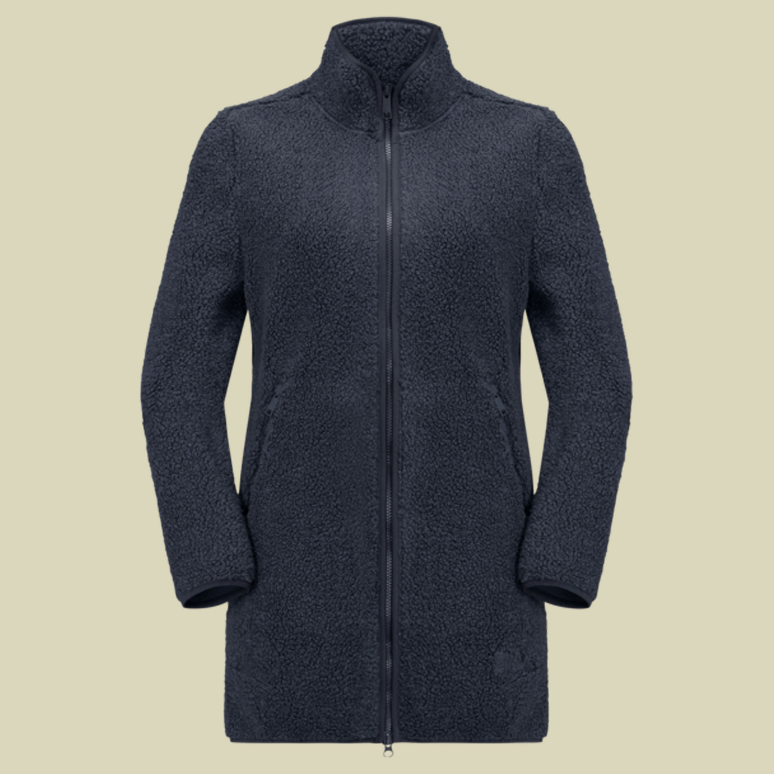 High Curl Coat Women Größe S Farbe night blue