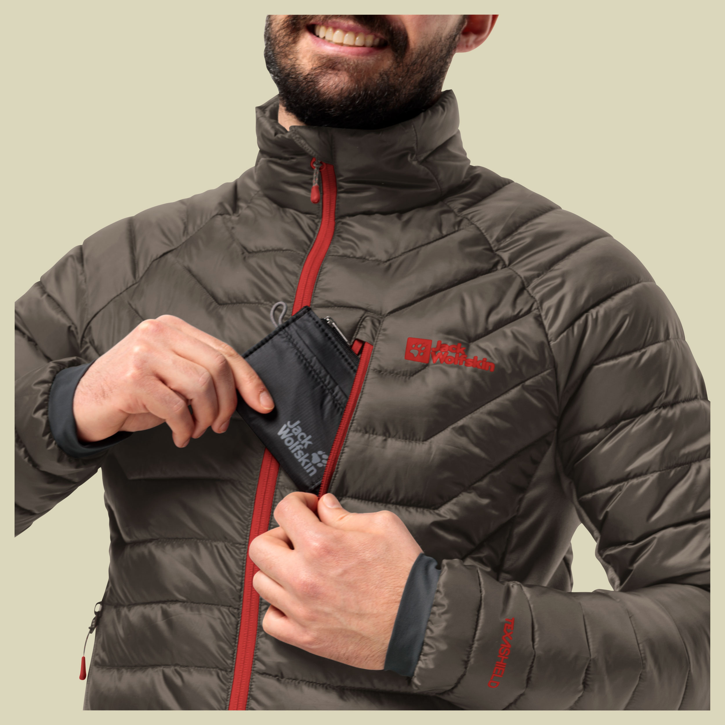 Routeburn Pro Ins Jacket Men Größe L  Farbe cold coffee