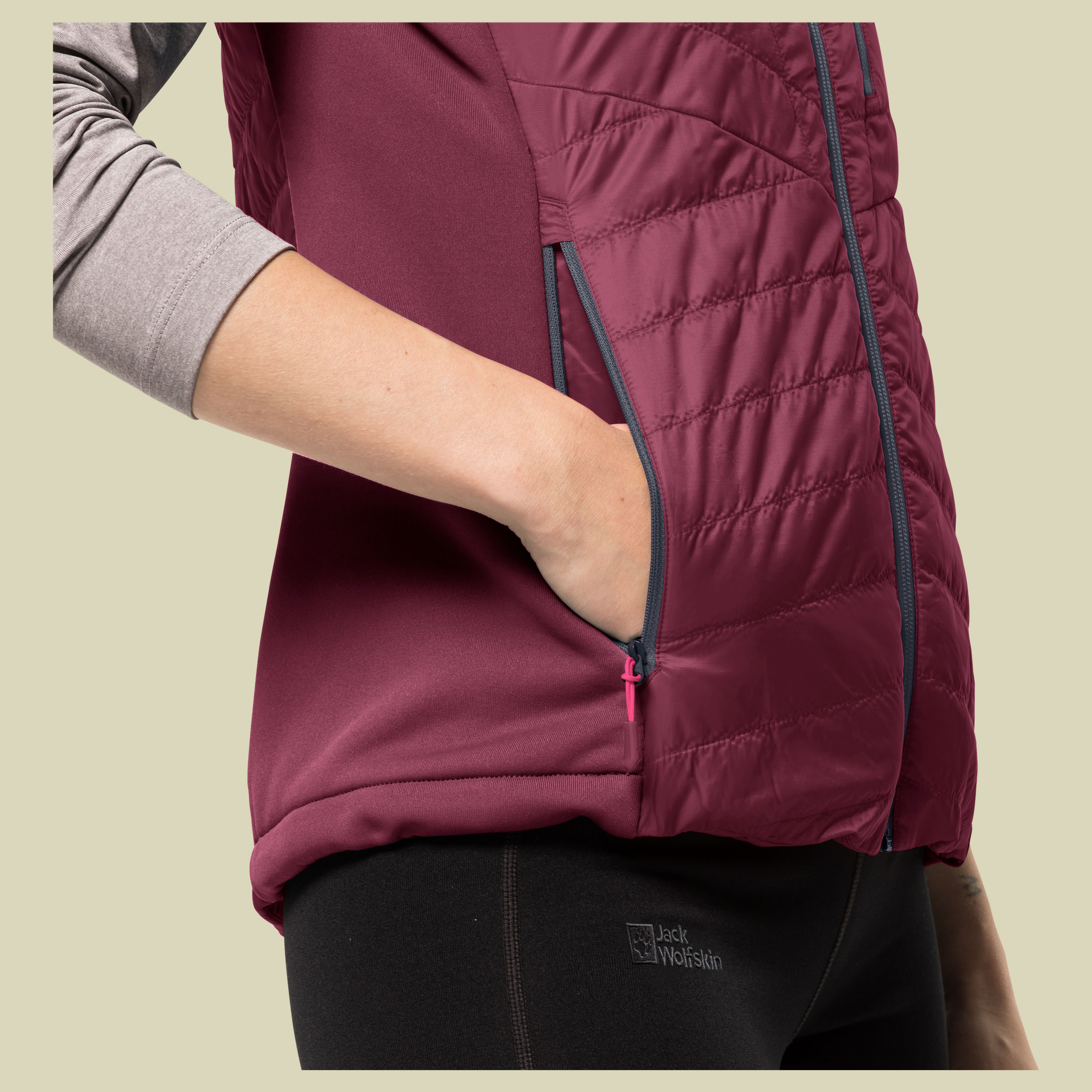 Routeburn Pro Ins Vest Women Größe L  Farbe sangria red