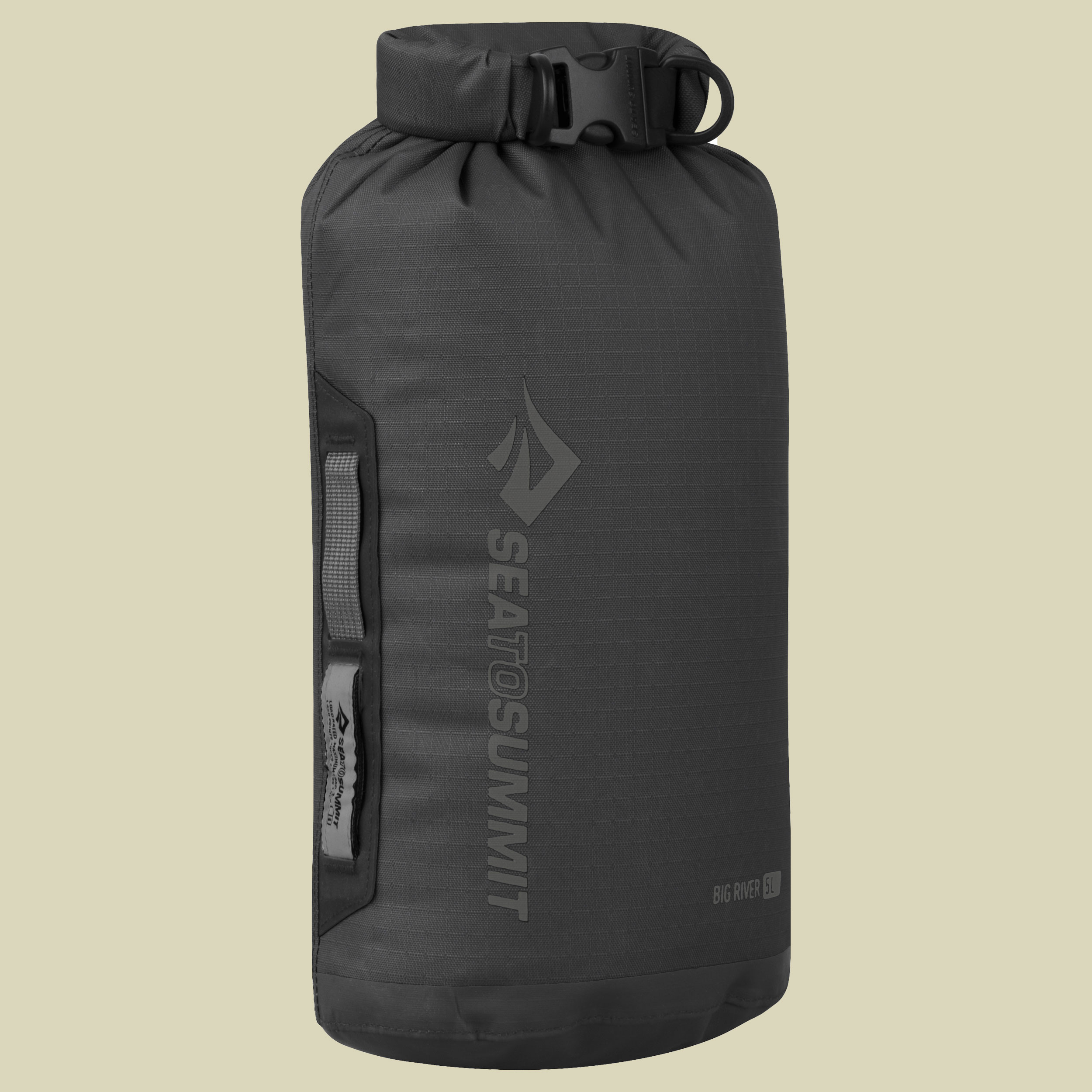 Big River Dry Bag schwarz Volumen 5 - Farbe jet black