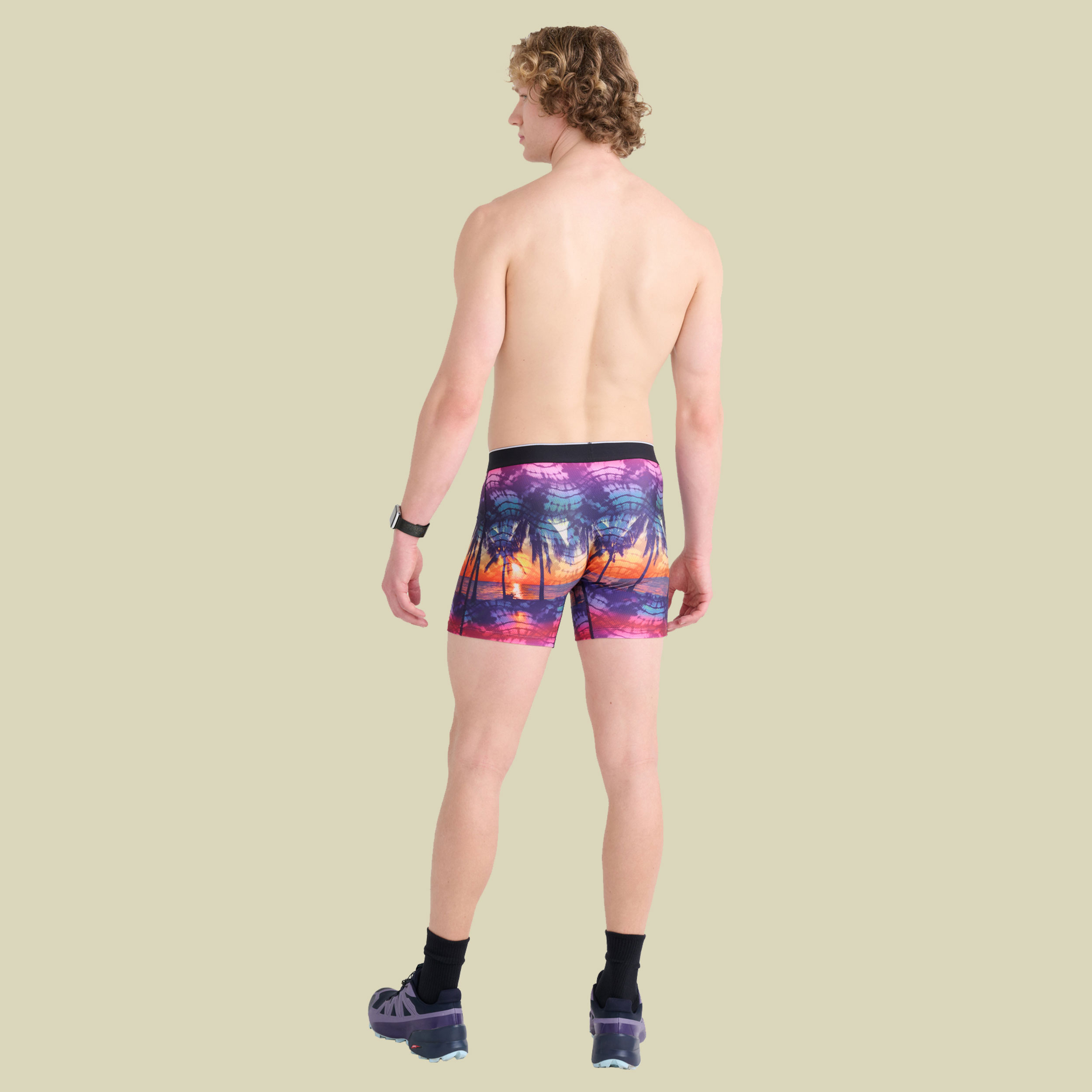 Volt Breathable Mesh Boxer Brief S mehrfarbig - horizon palms-multi