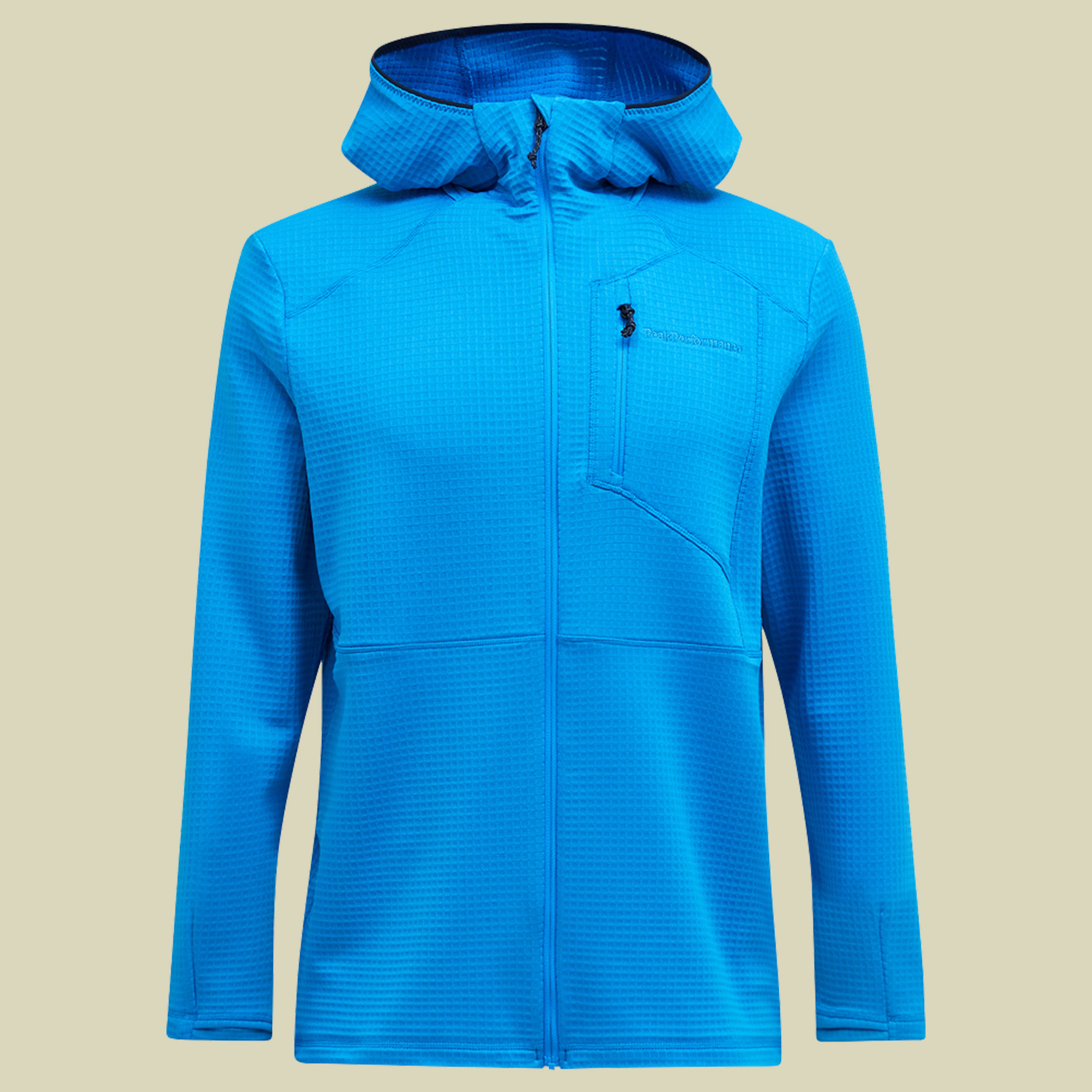 Trail Polartec Zip Hood Men XL blau - brilliant blue