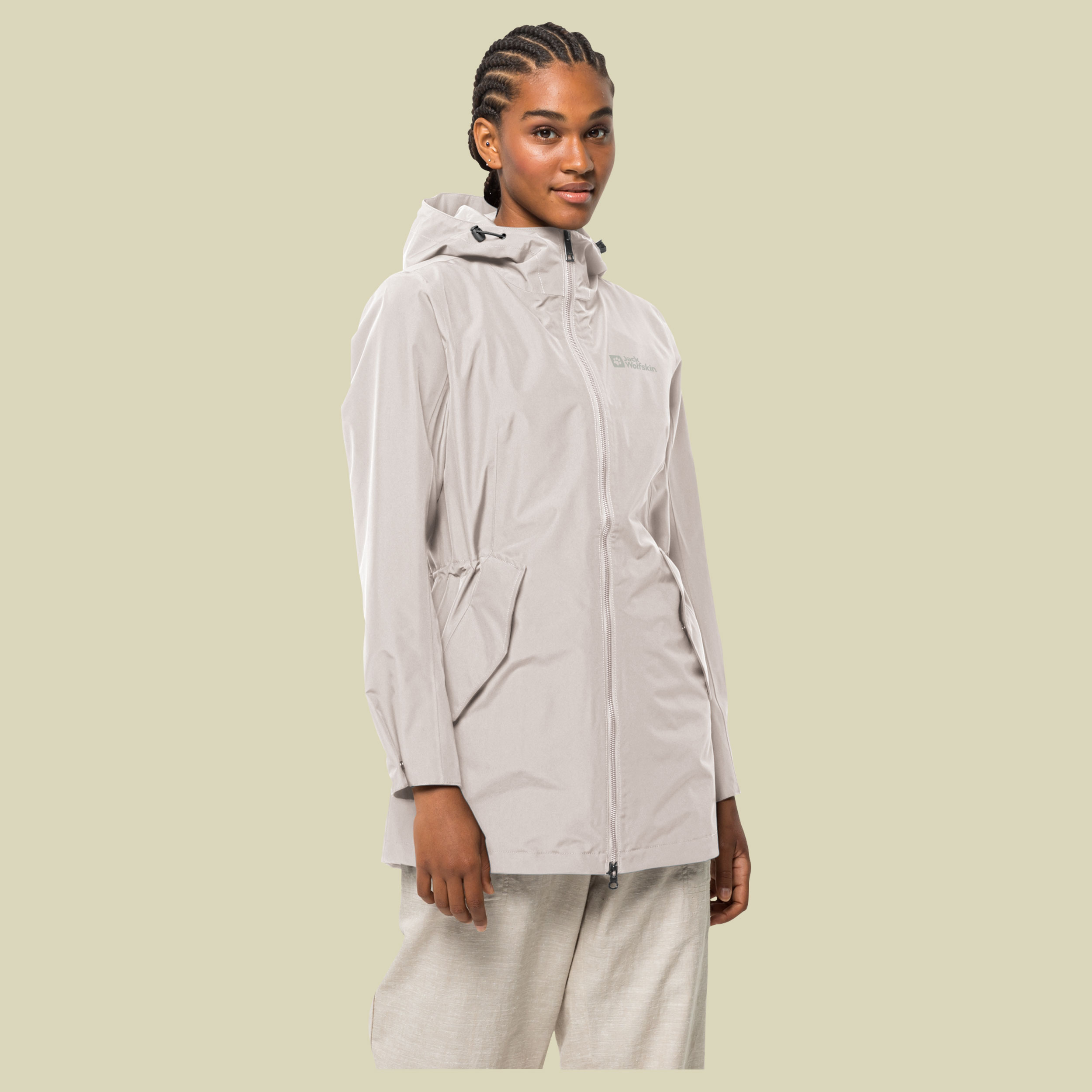 Dakar Parka Women M grau - sea shell