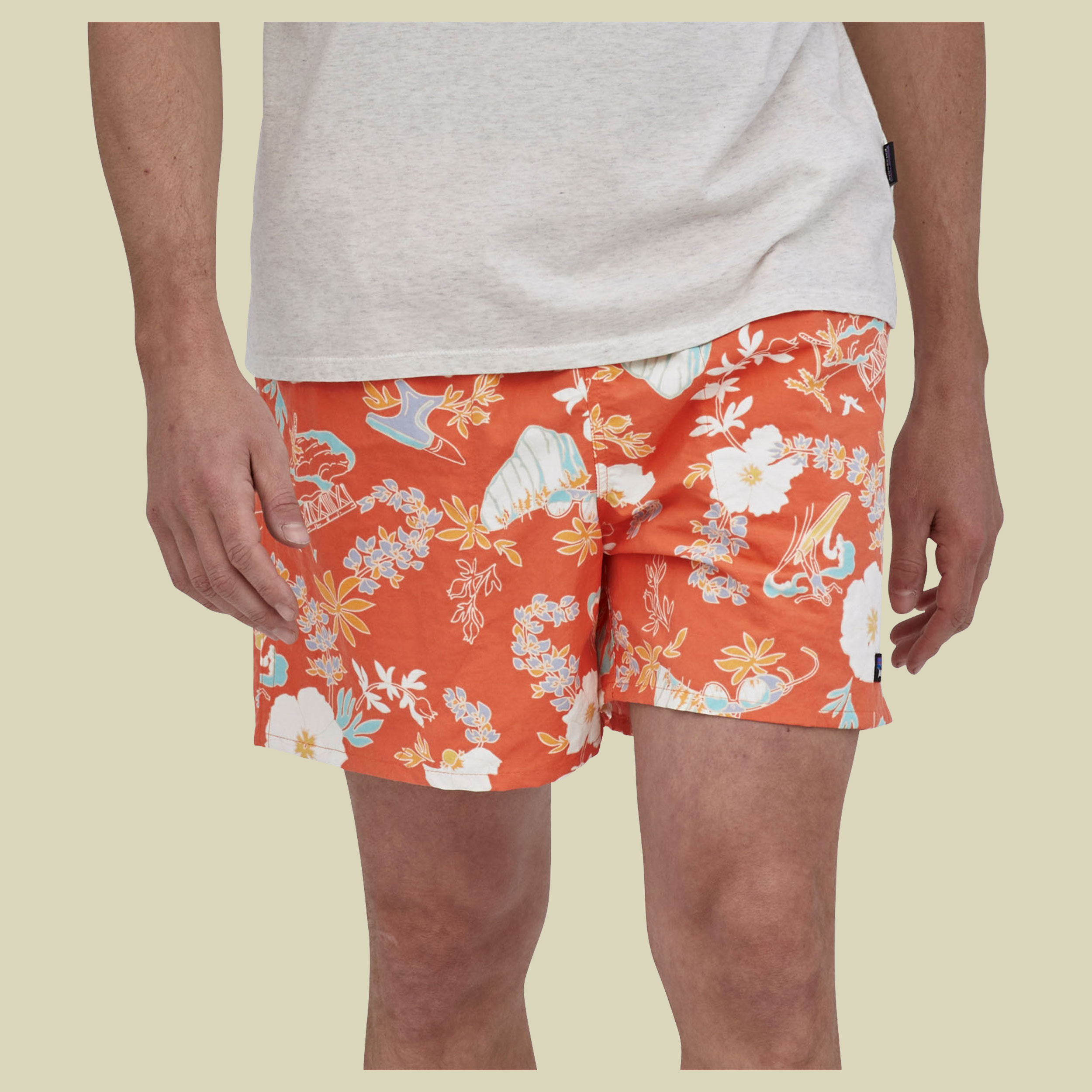 Baggies Shorts - 5 in. Men Größe M  Farbe Climb Hike Surf: tigerlily orange