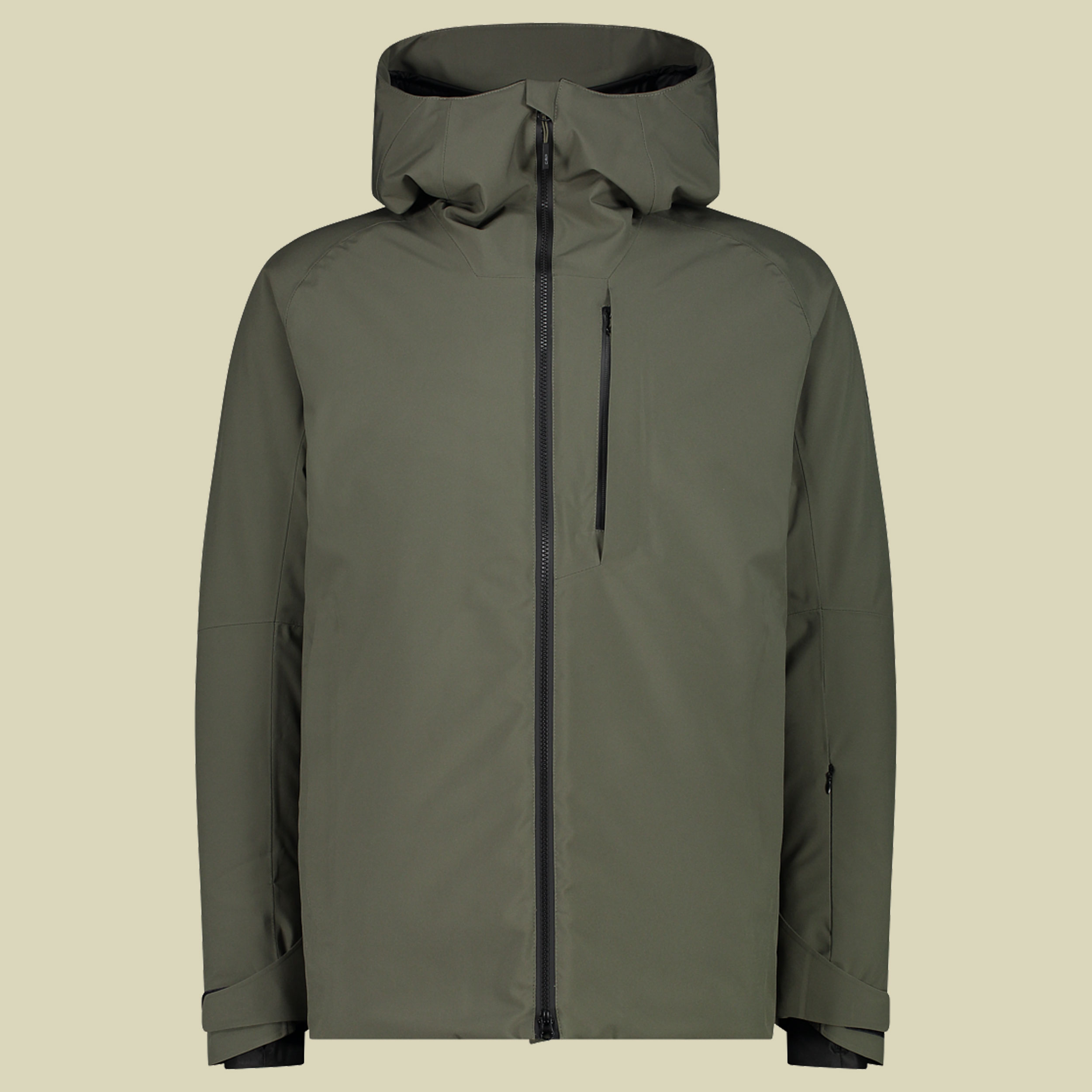 Man  Jacket Fix Hood 52 grün - Farbe olive