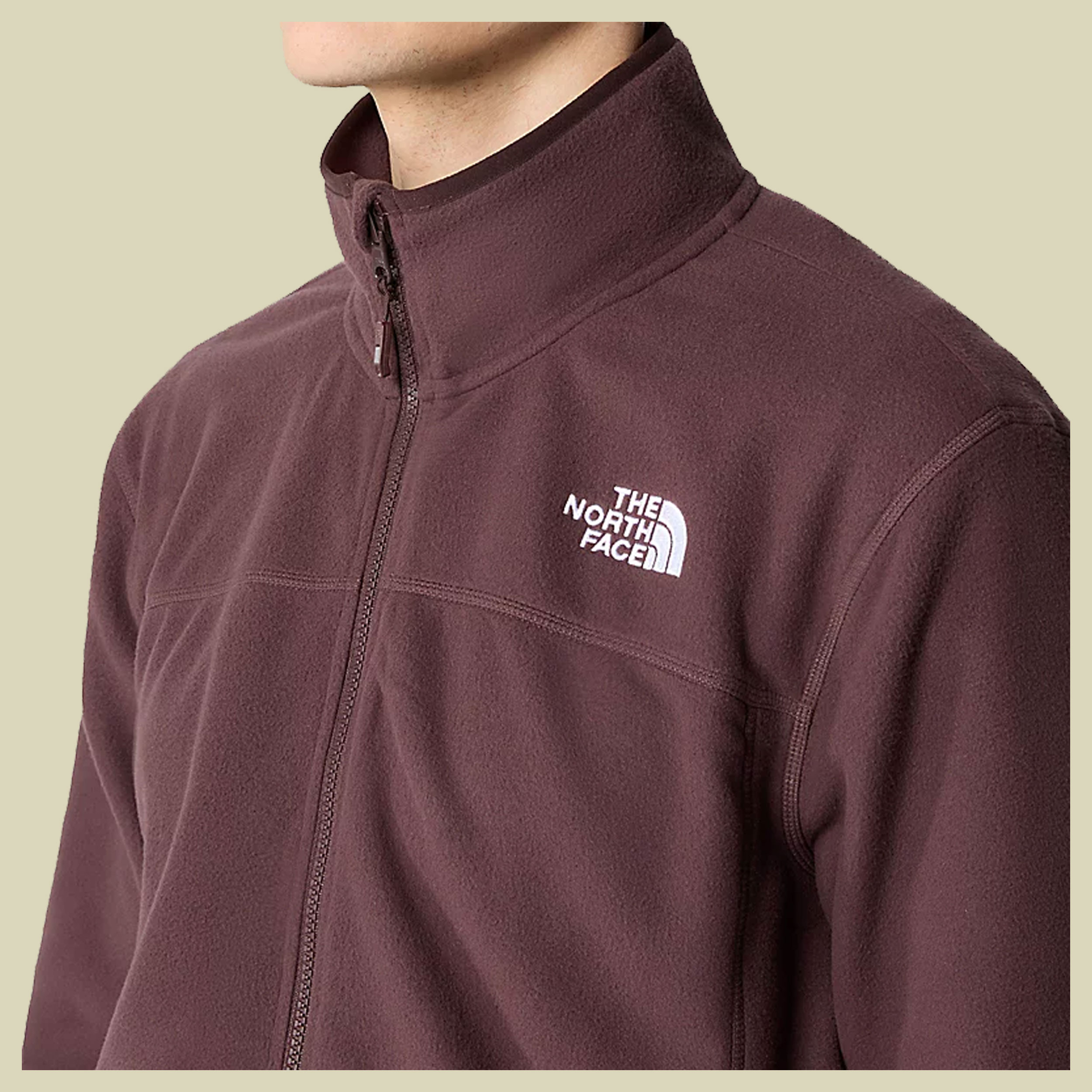 100 Glacier Full Zip Men Größe XXL Farbe coal brown