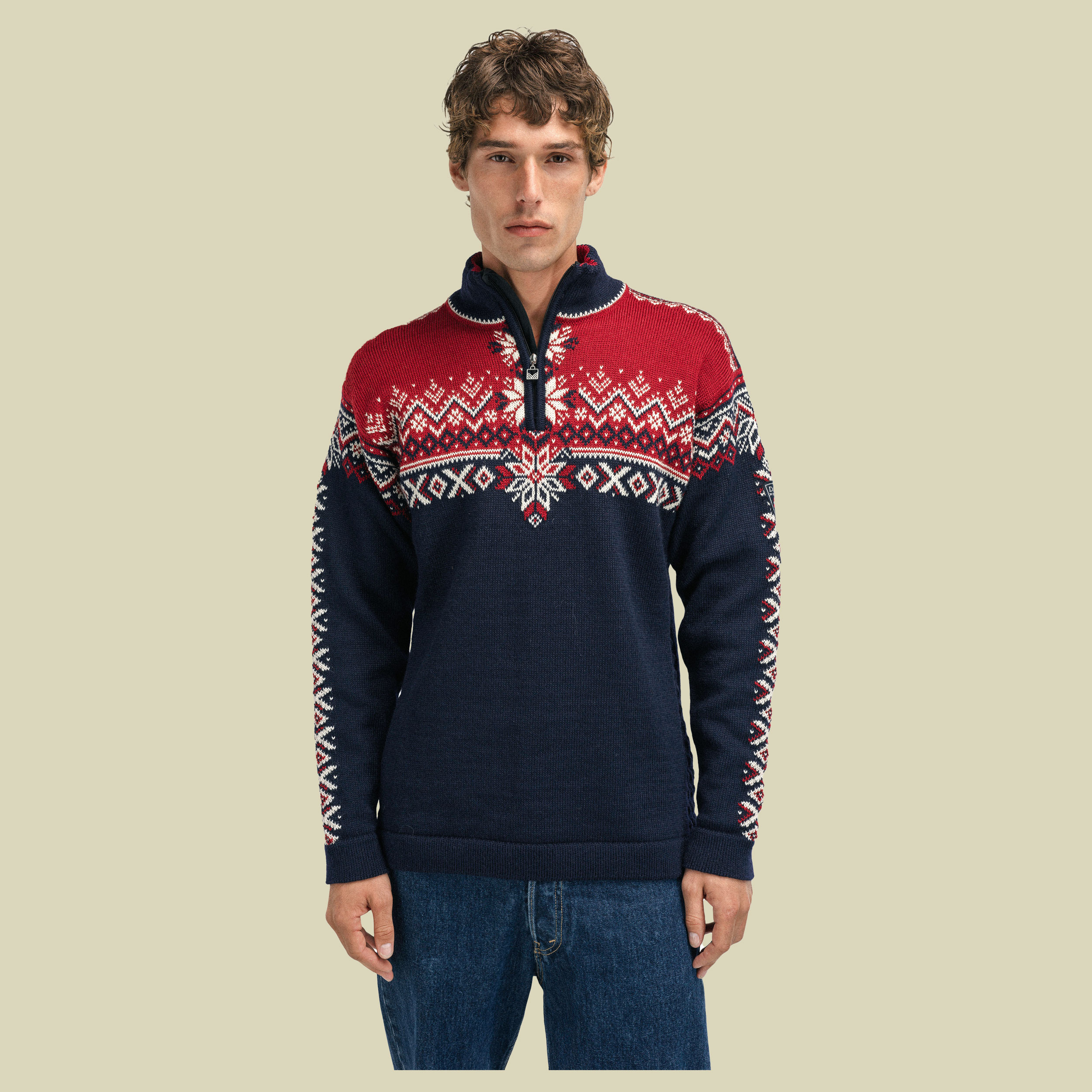 140th Anniversary Sweater Men mehrfarbig 3 Größe XL Farbe navy/red rose/off white