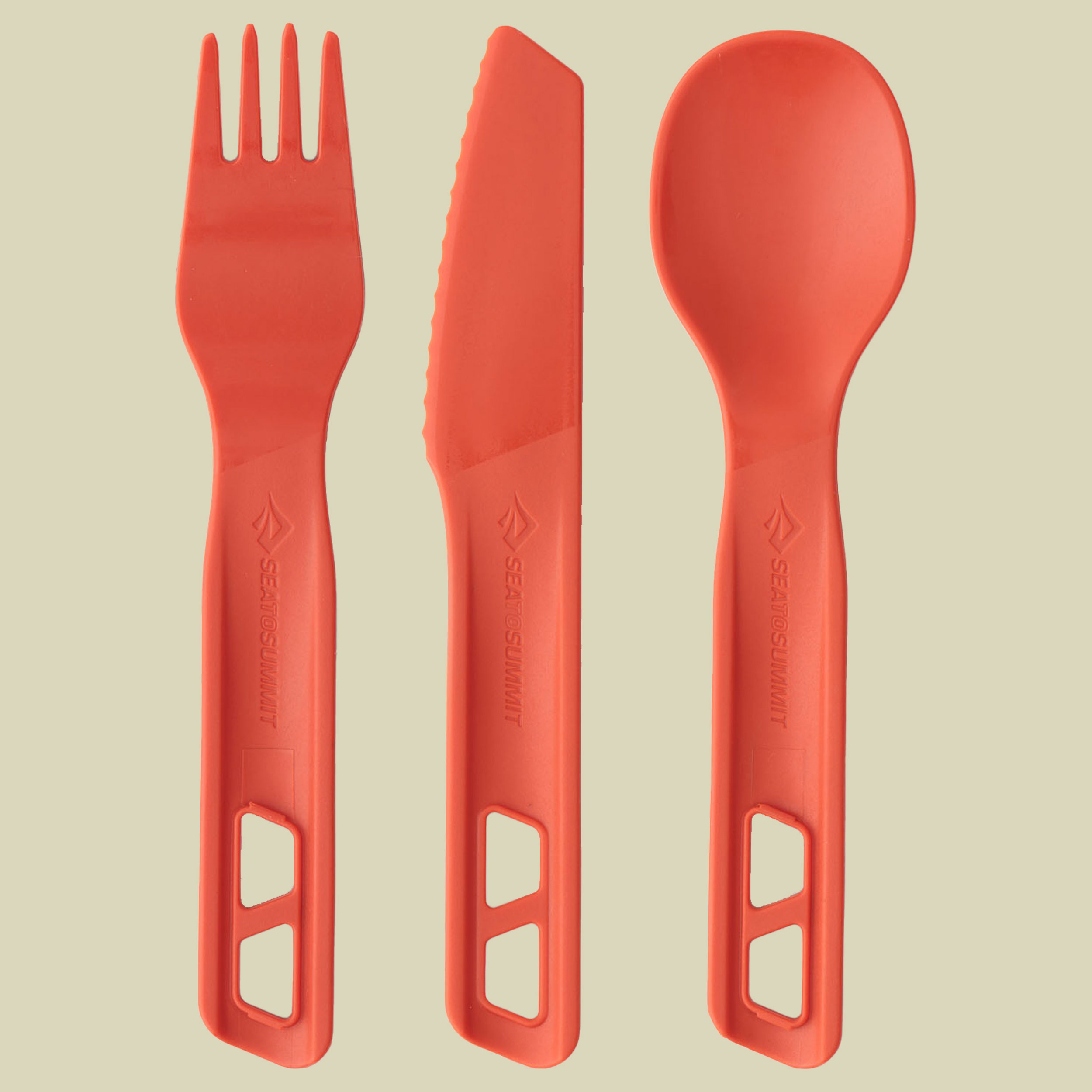 Passage Cutlery Set 3 piece one size orange - orange