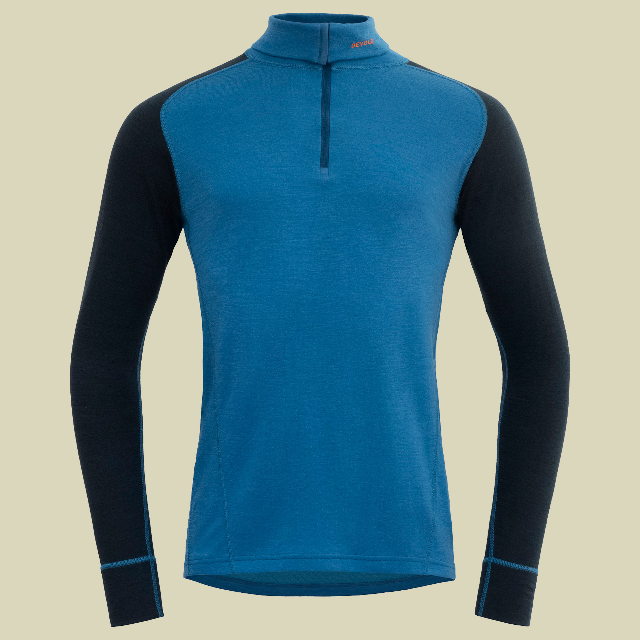 Duo Active Merino 205 Zip Neck Man blau XL - blue/ink