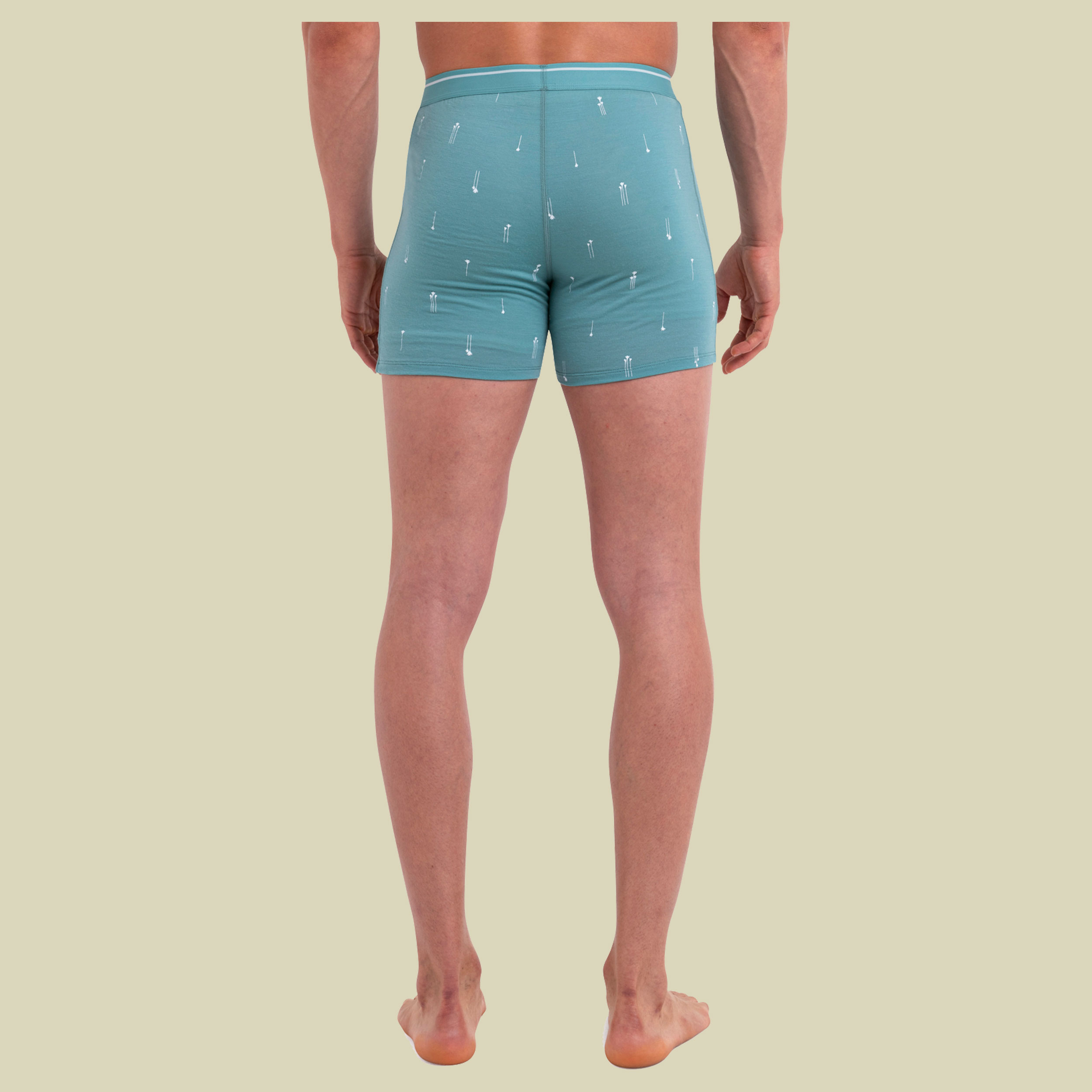 Merino Anatomica Boxers Palm Trail AOP Men XL blau - cloud ray/AOP