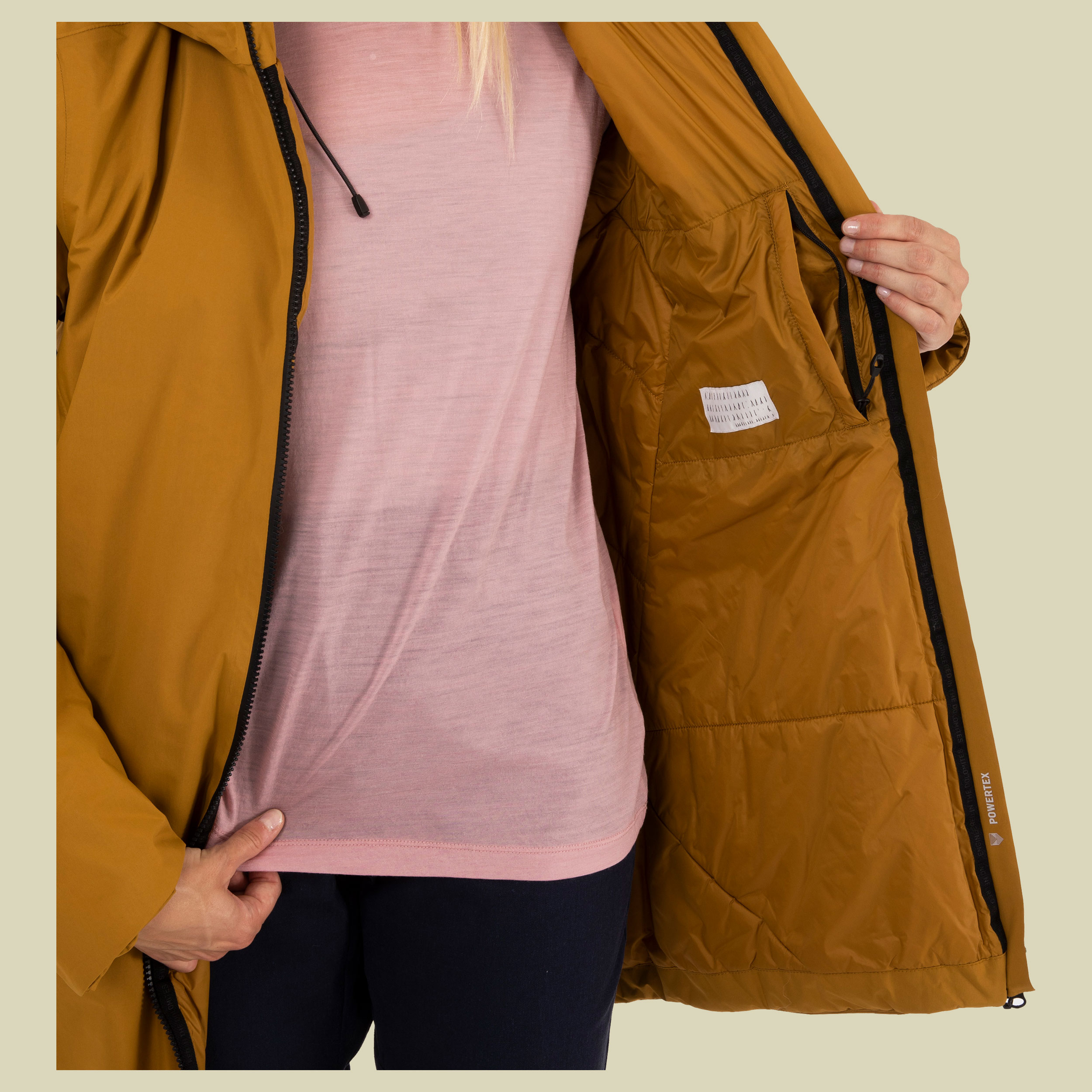 Fanes 2L PTX Parka Women Größe 36 Farbe golden brown