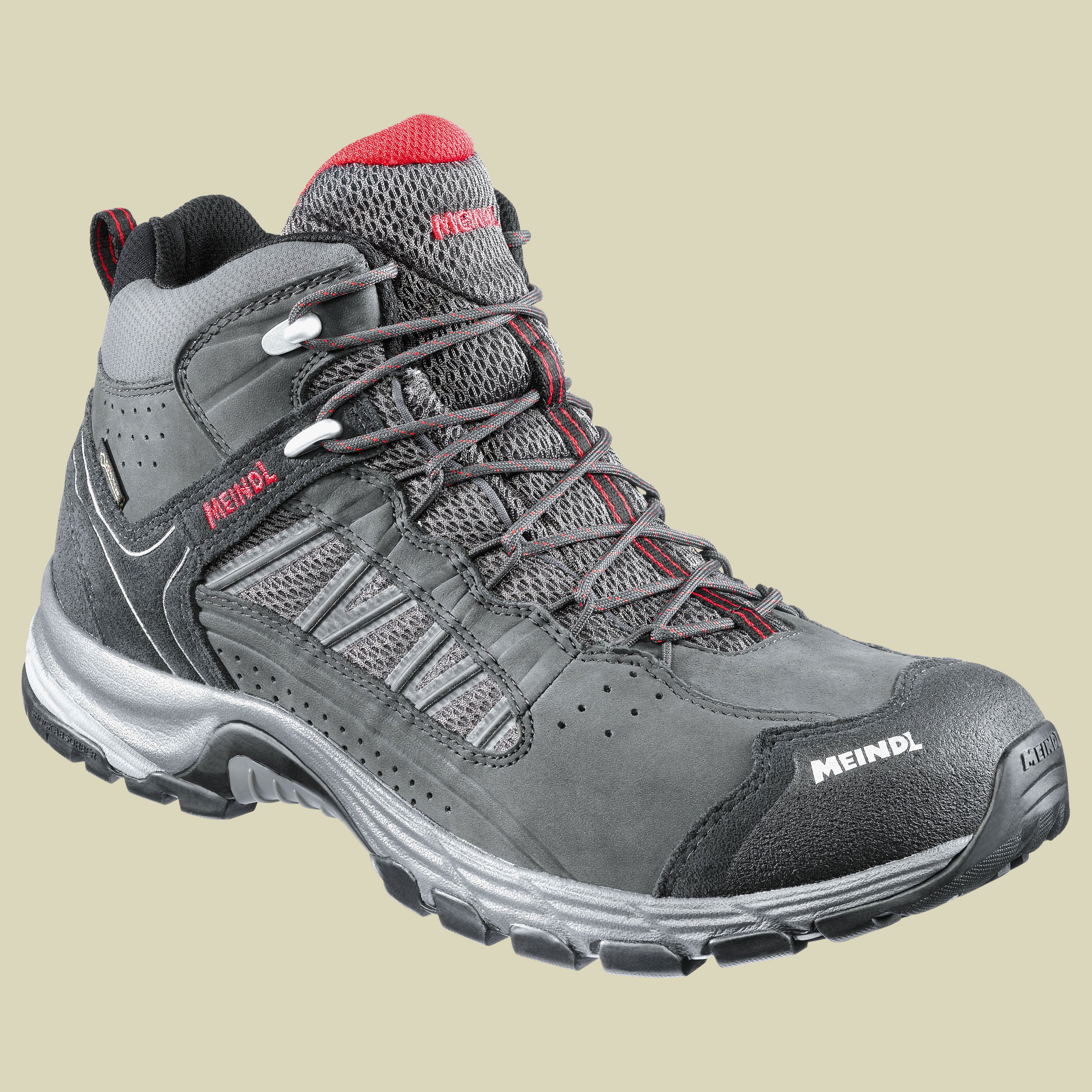 Journey Mid GTX Men Größe UK 12 Farbe anthrazit/rot