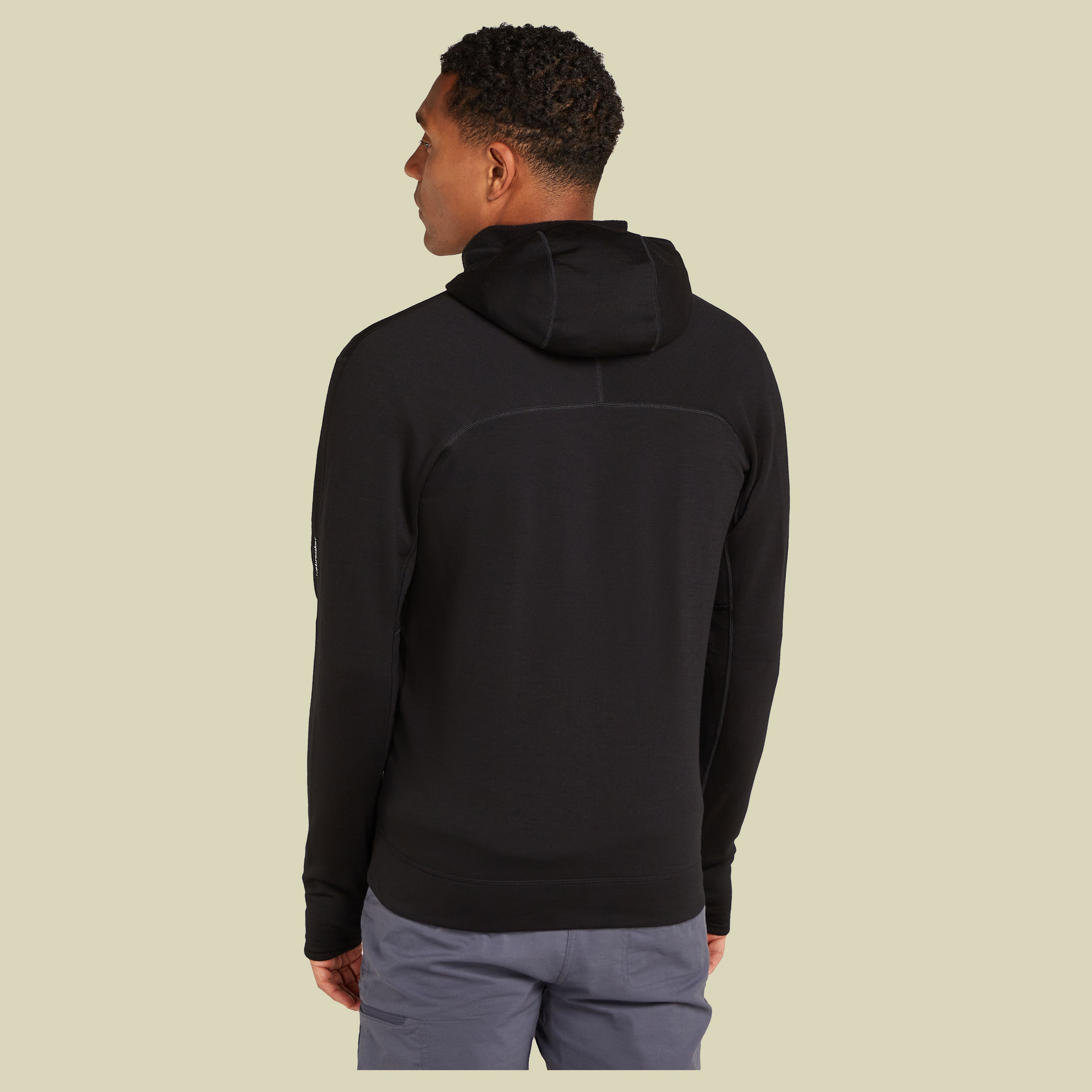 Merino 360 RealFleece Elemental LS Zip Hoodie Men S schwarz - black