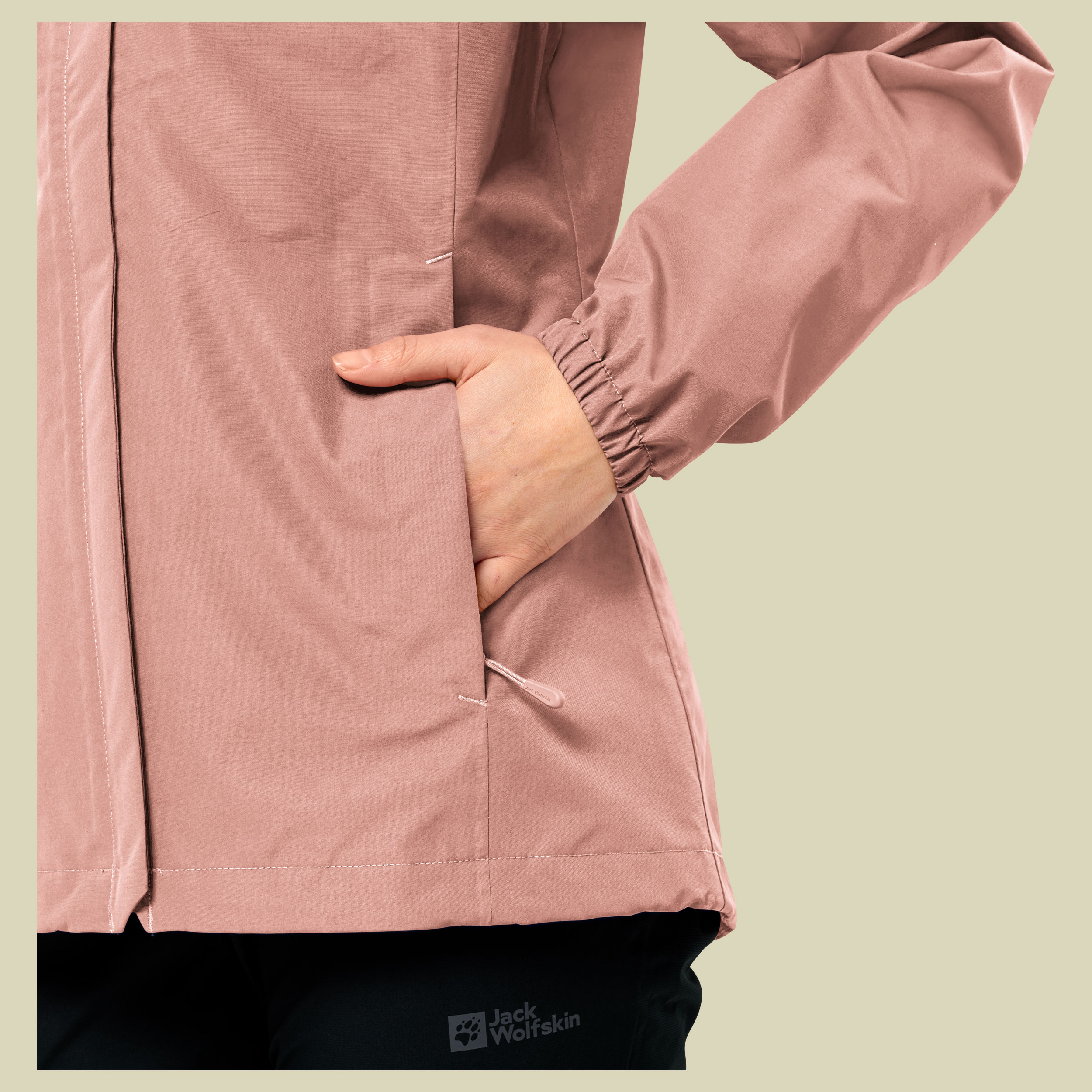 Stormy Point 2L Jacket Women rosa M - rose dawn