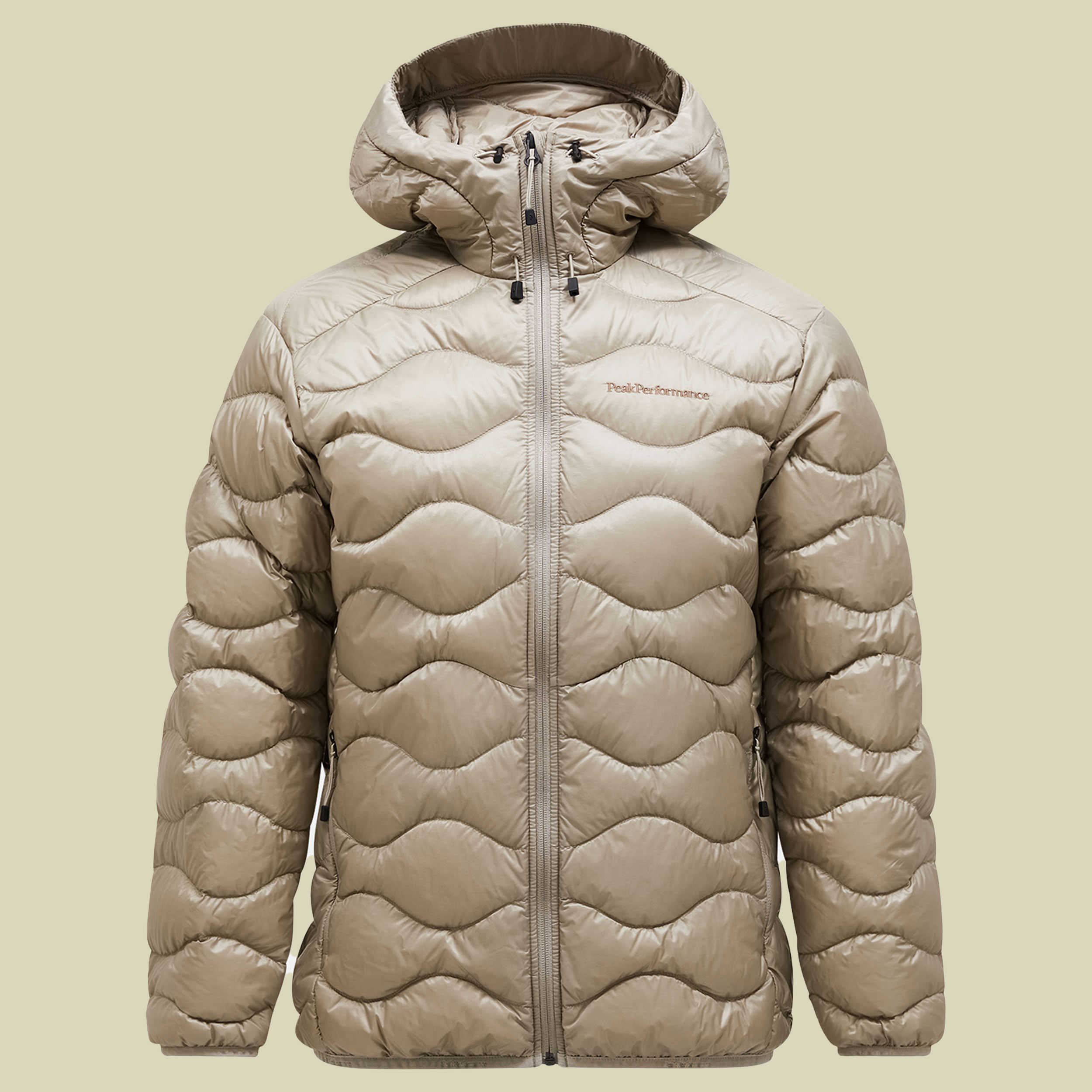 Helium Down Hood Jacket Men beige XL - avid beige