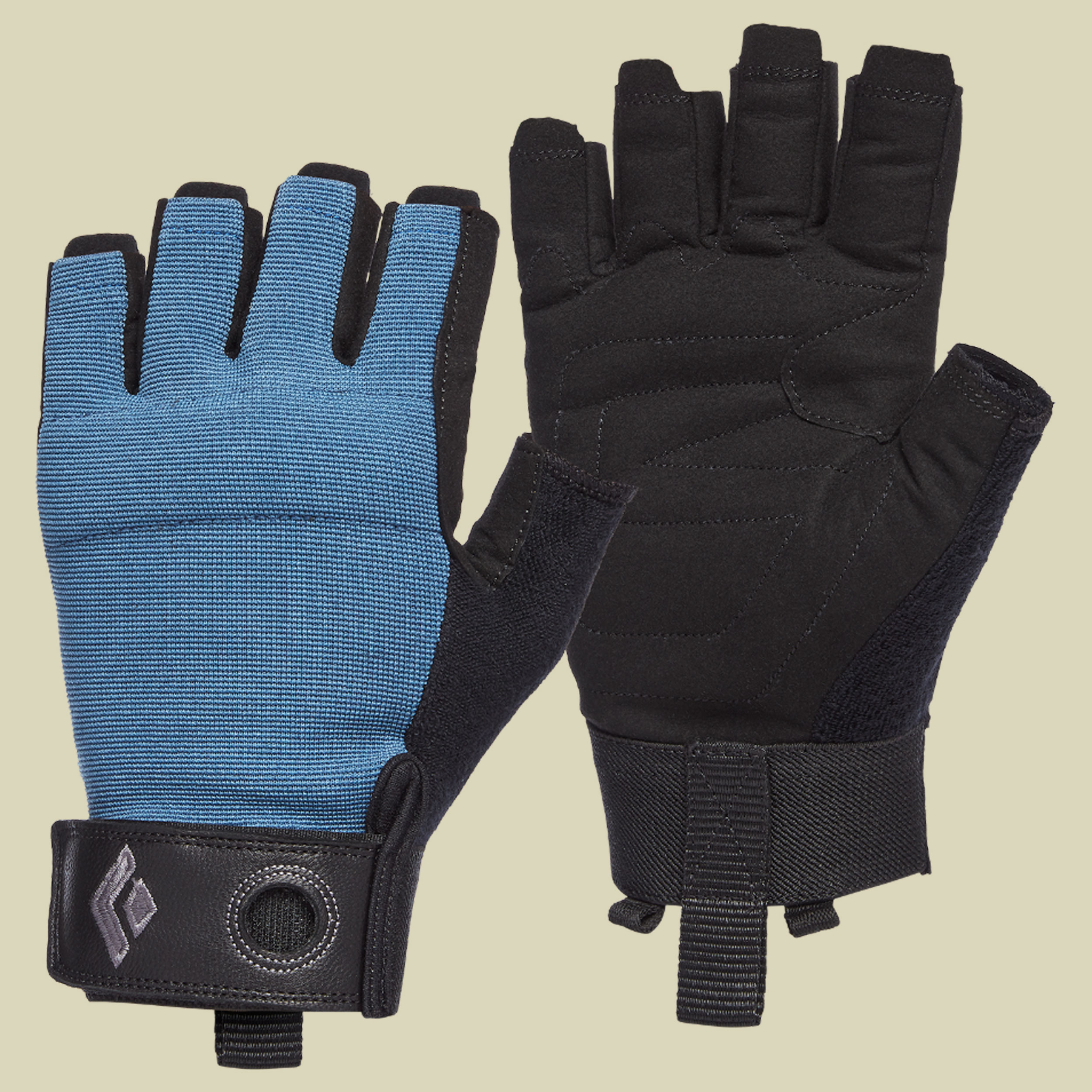 Crag Half-Finger Gloves Men astral blue XS