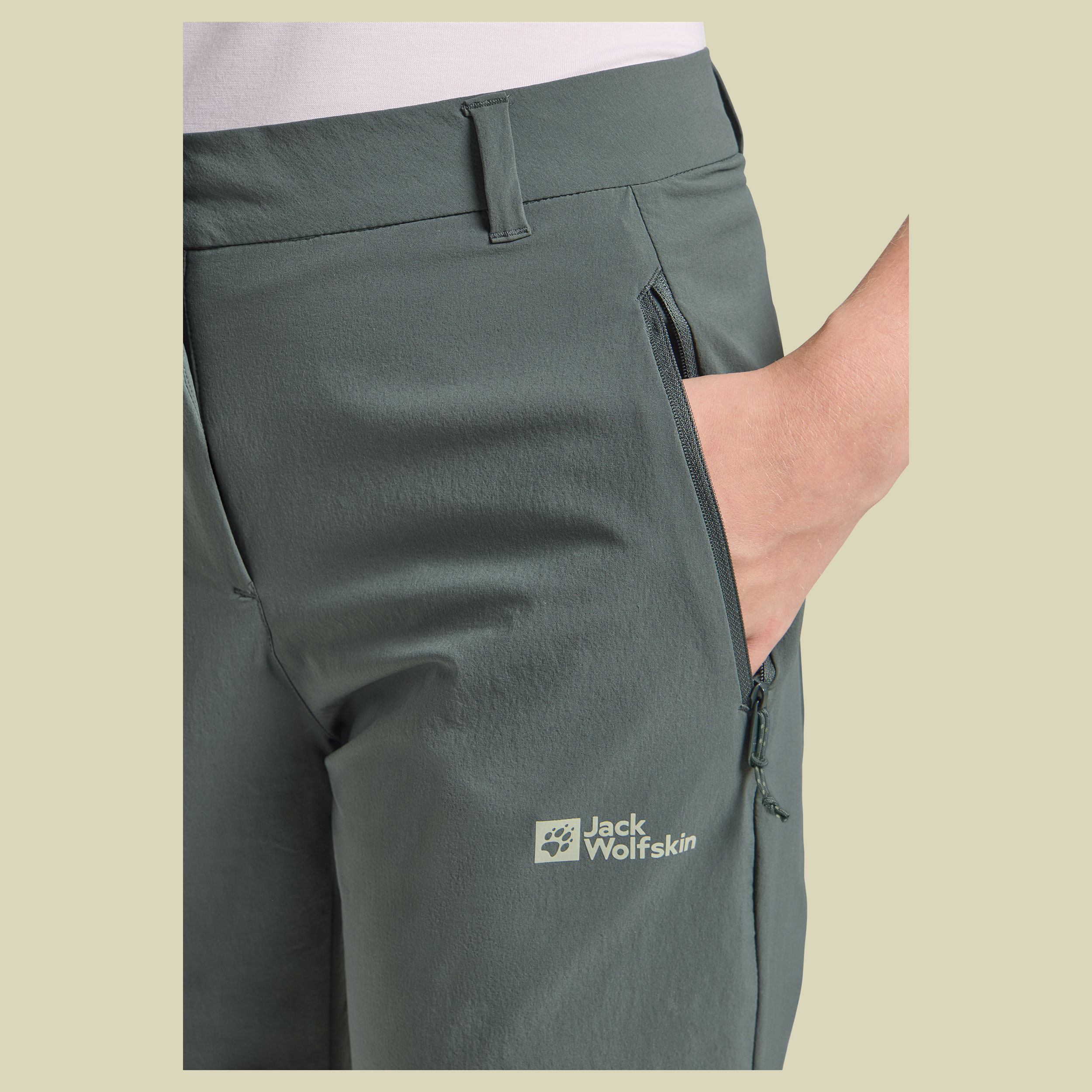 Hikeout ¾ Pants Women 40 grün - slate green