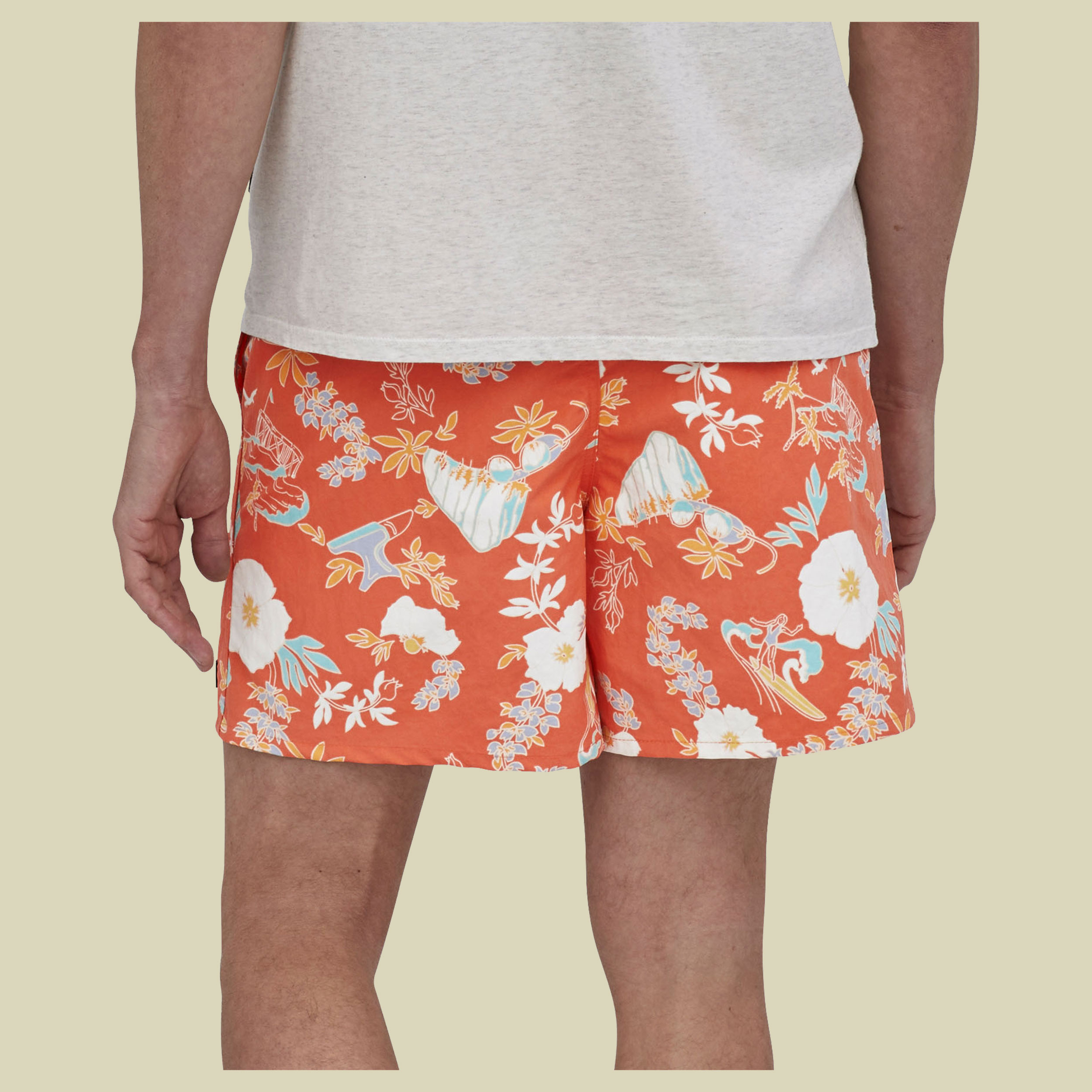 Baggies Shorts - 5 in. Men Größe M  Farbe Climb Hike Surf: tigerlily orange