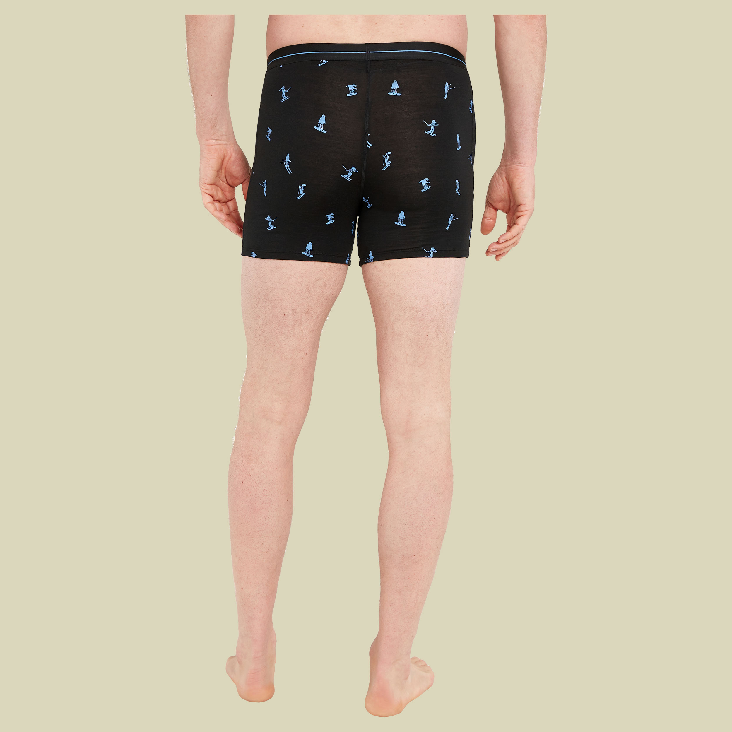 Merino 150 Anatomica Boxers Ski Day Men S schwarz - black/AOP