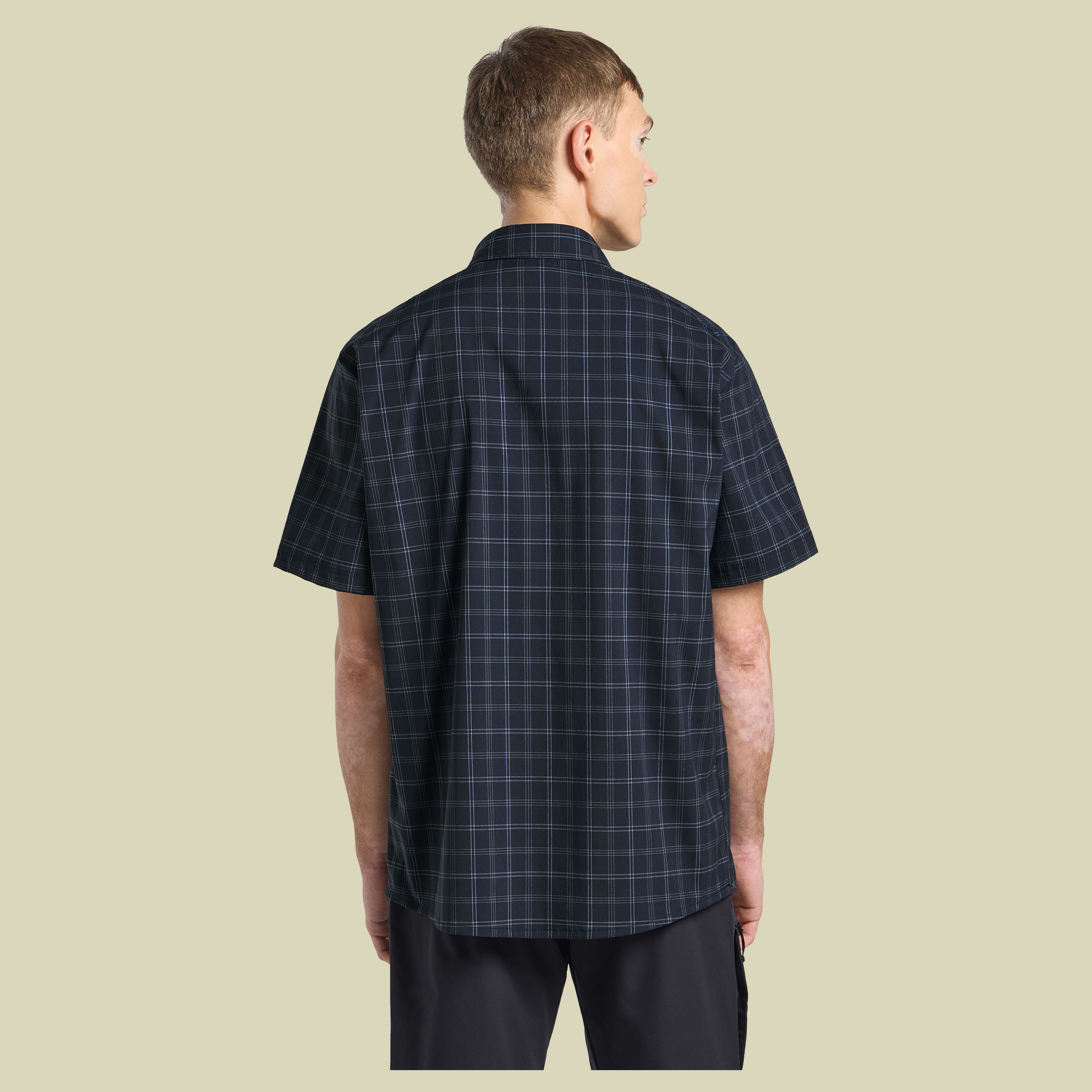 Norbo S/S Shirt Men XXL blau - night blue checks