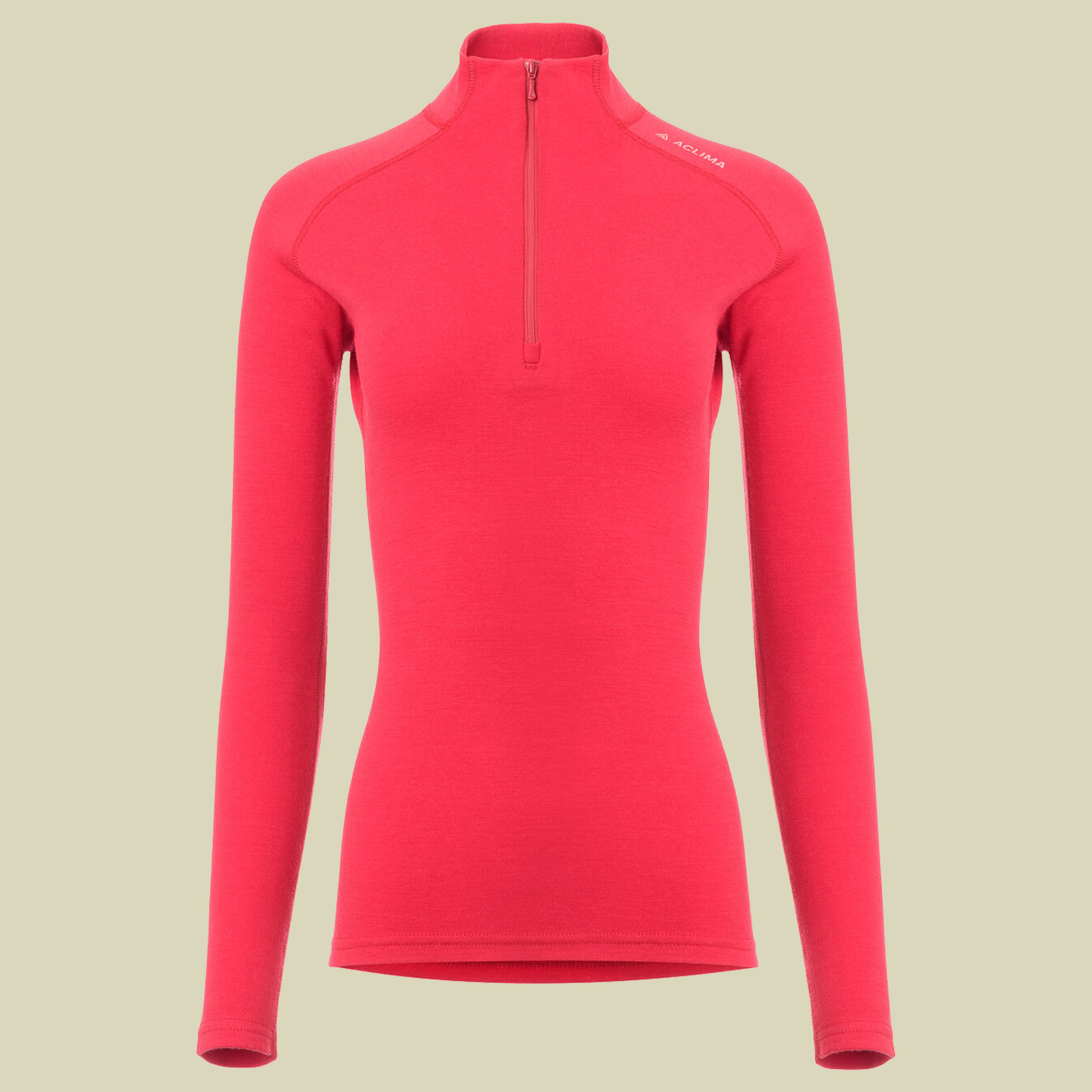 WarmWool Mock Neck W/ZIP Woman rot XL - jester red