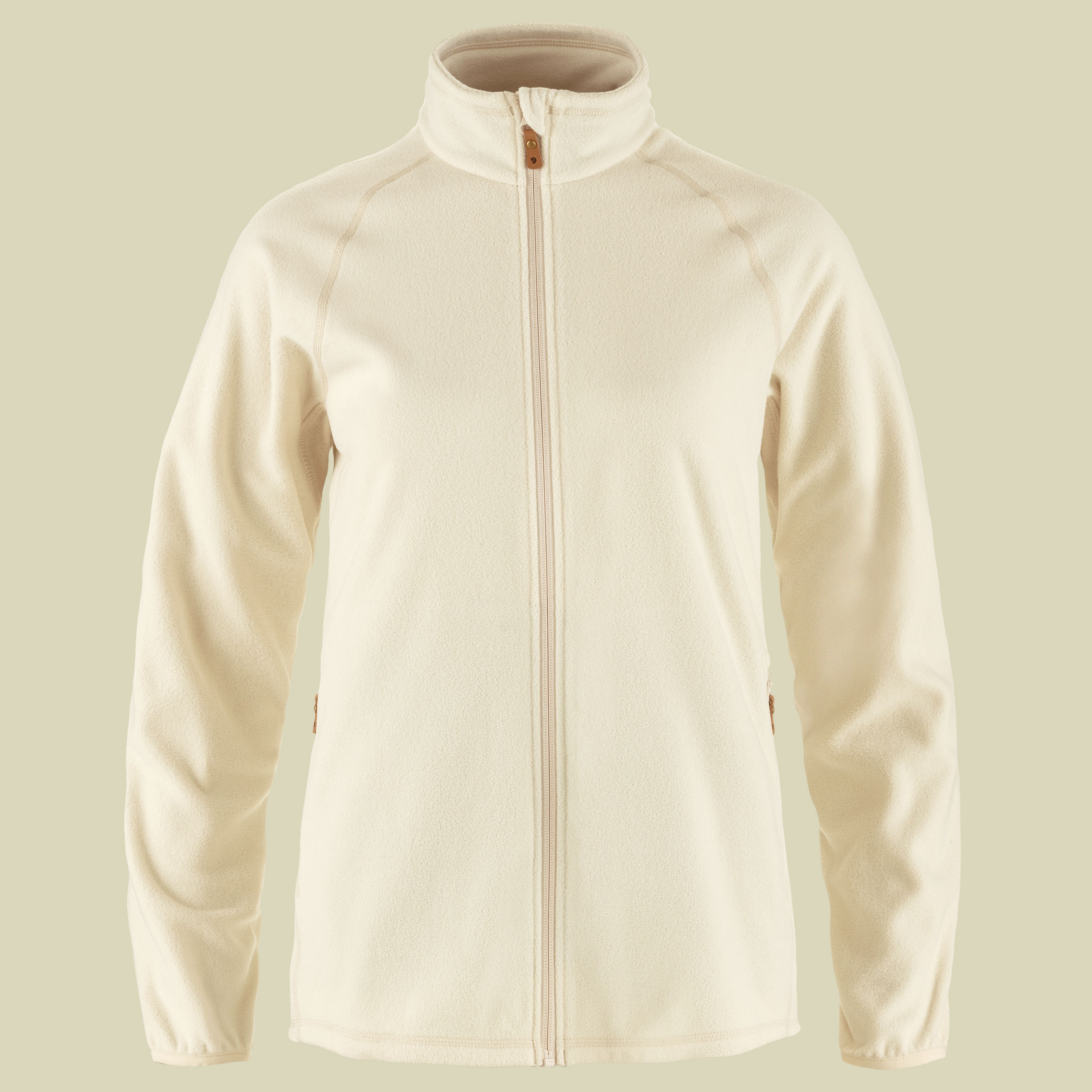 Övik Lite Fleece Jacket Women L weiß - chalk white