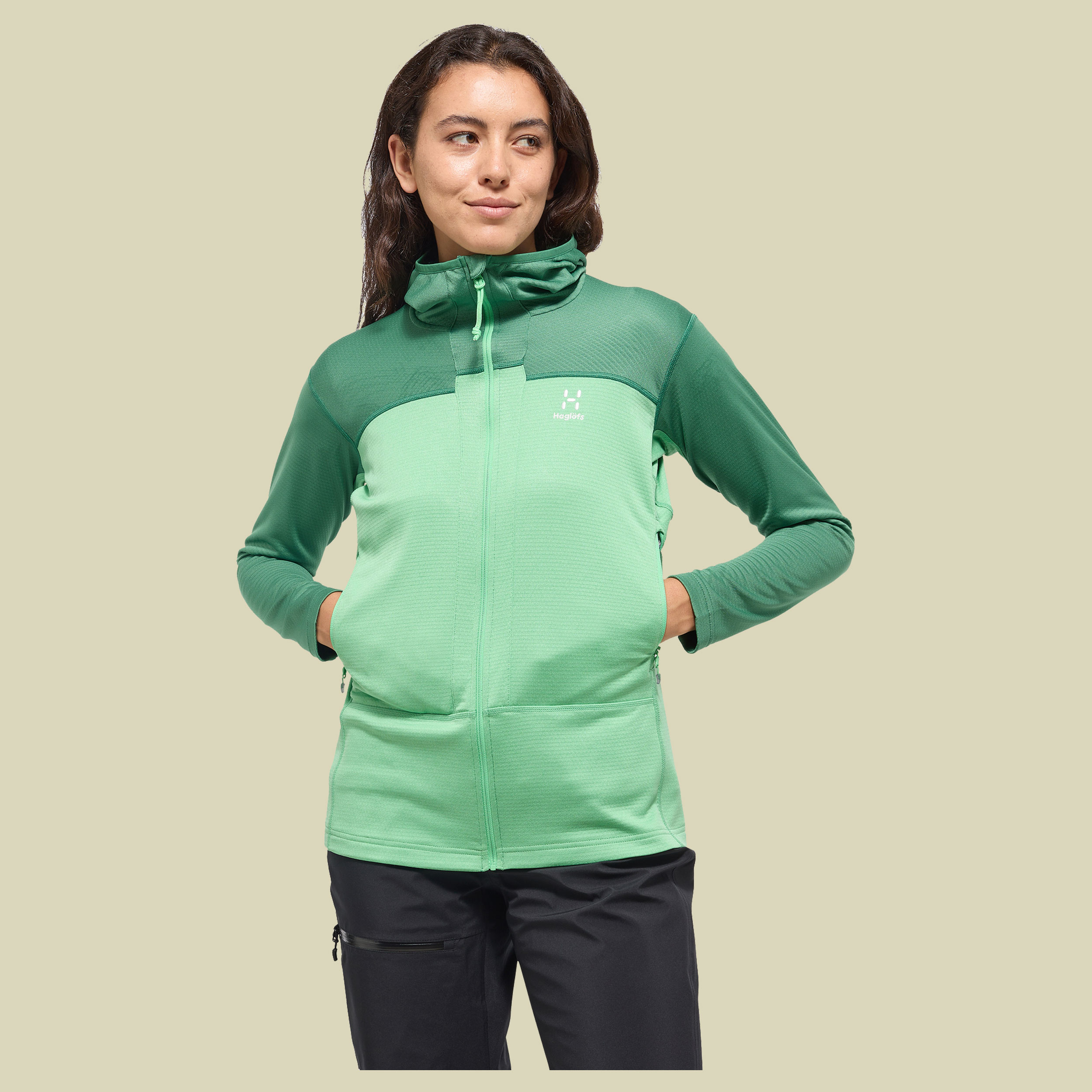 Roc Flash Mid Hood Women S grün - dk jelly green/ mint stone