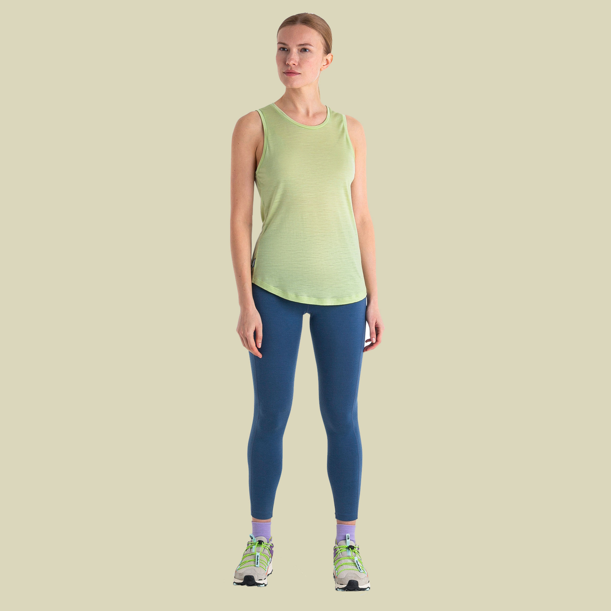 Merino 125 Cool-Lite Sphere III Tank Women XL grün - glazen