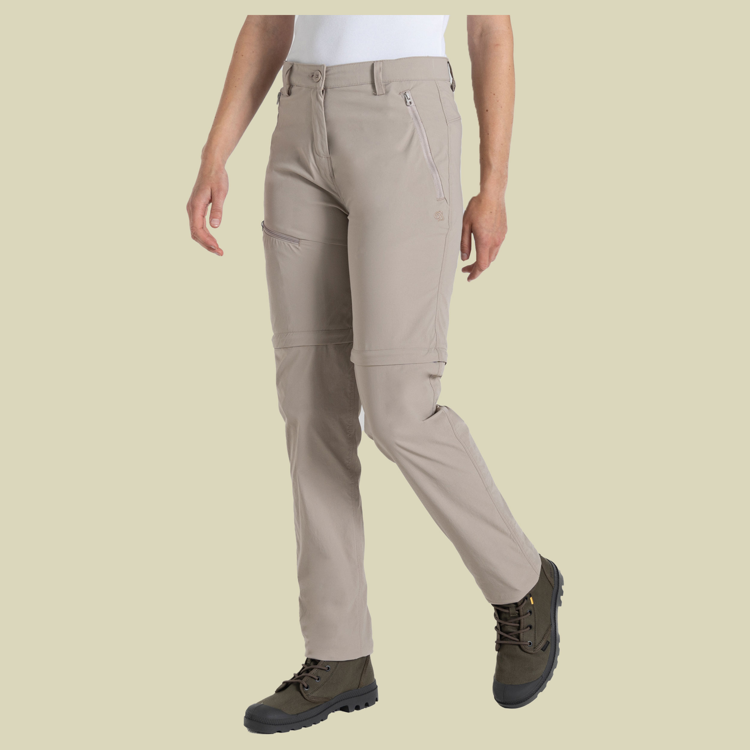 NosiLife Pro Convertible Trousers III Women 38 beige - soft mushroom (UK 11)