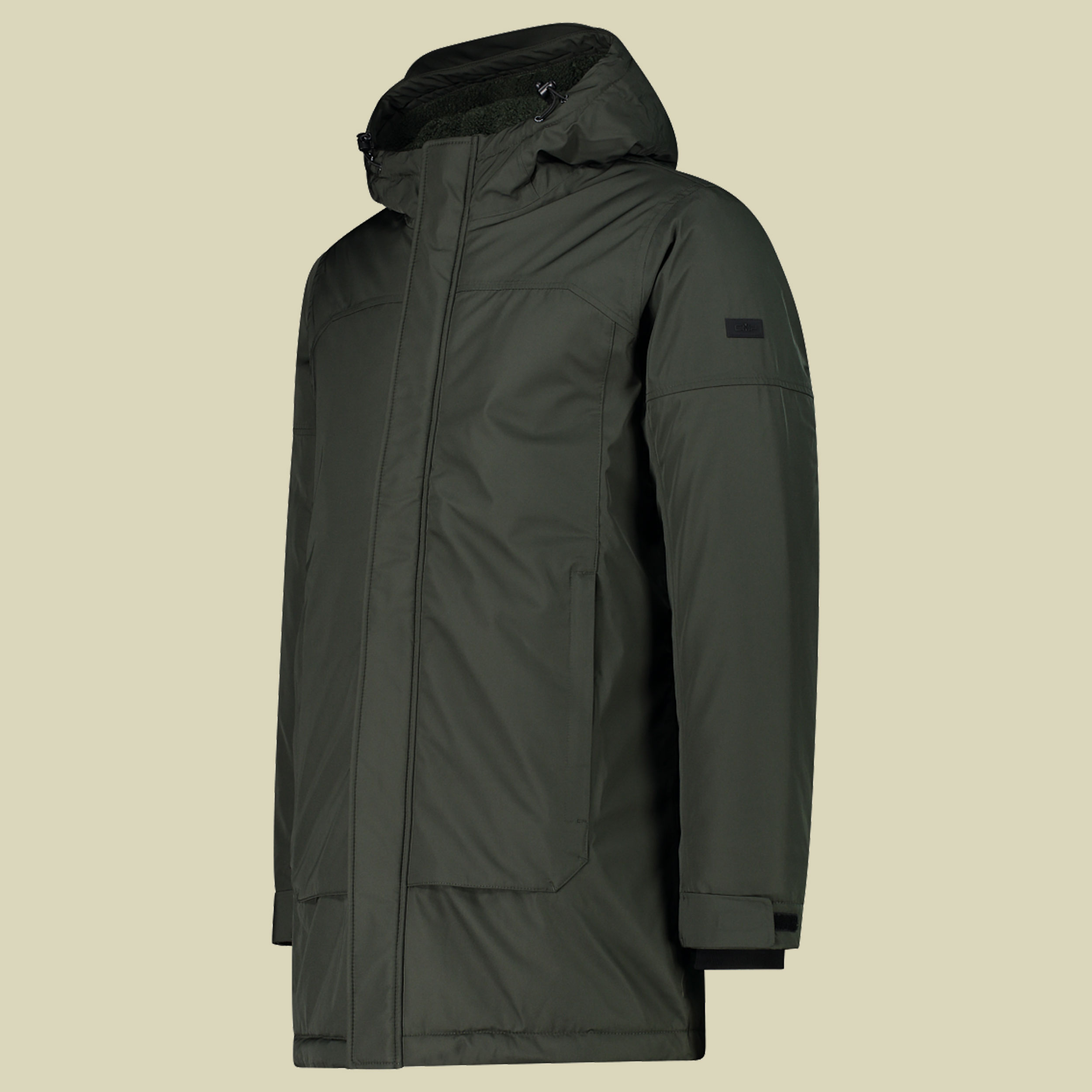 Man  Parka Fix Hood 58 grün - Farbe forest