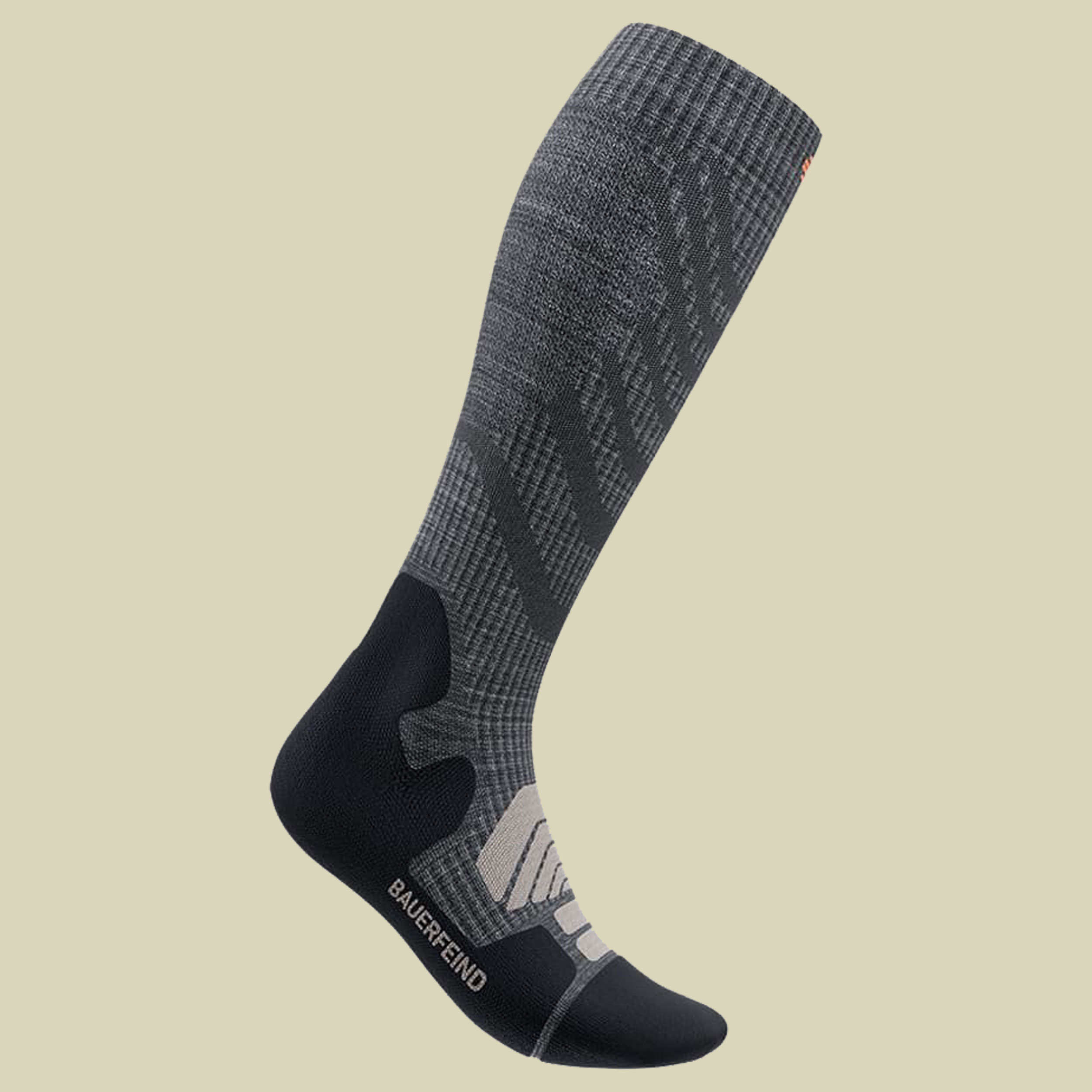 Outdoor Merino Compression Socks Men 42-45 S grau - lava grey