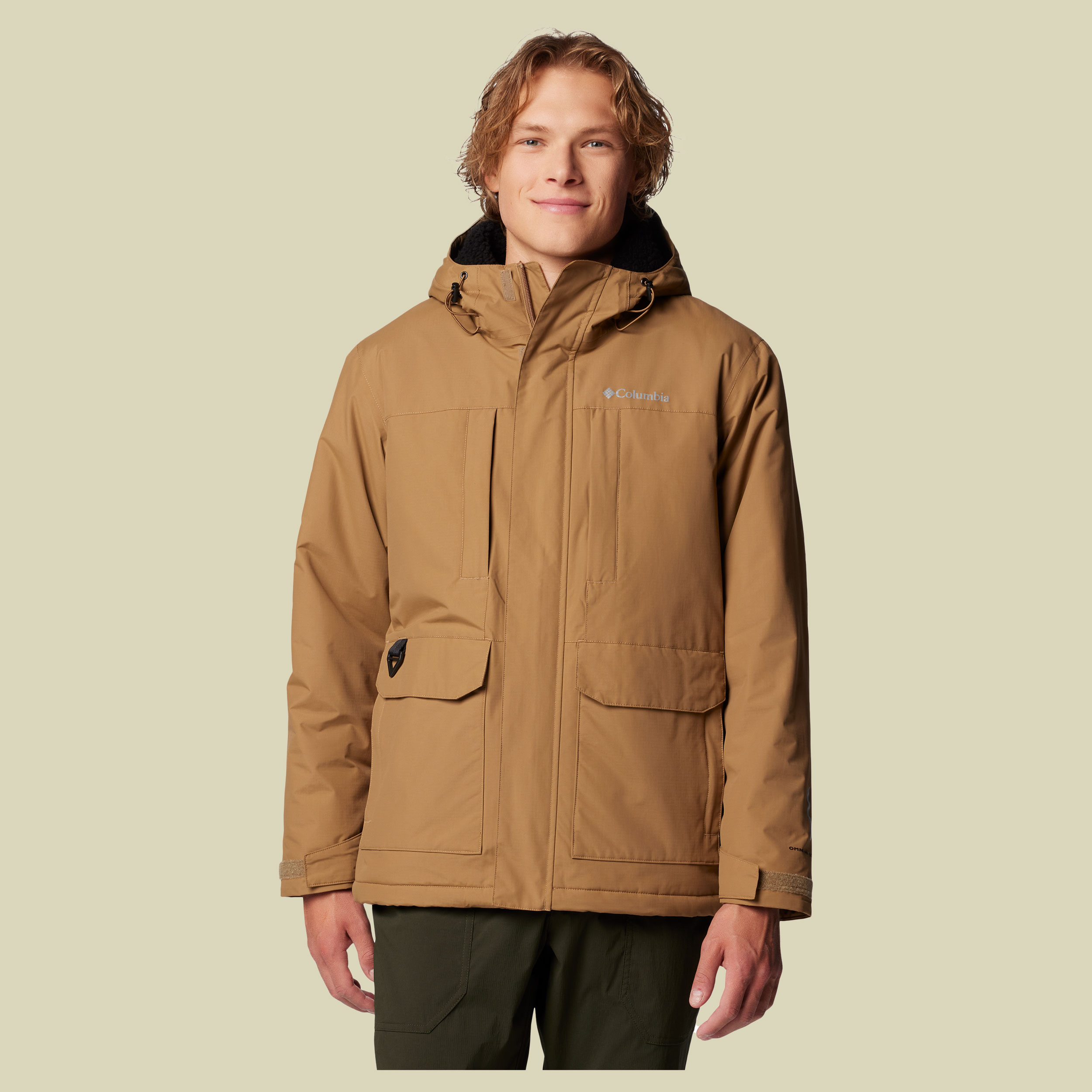 Landroamer Sherpa Lined Jacket Men L braun - Farbe delta